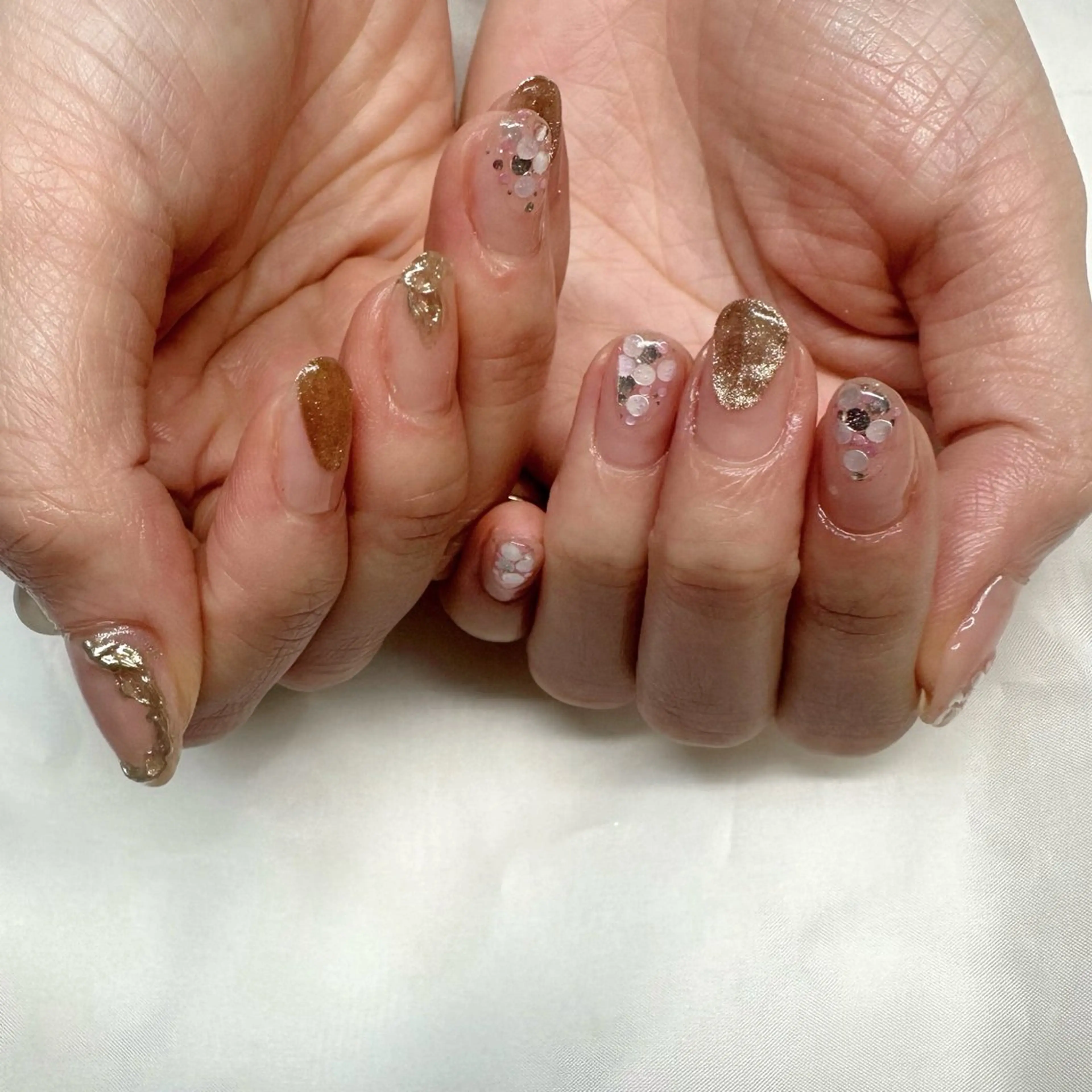 ネイル アートネイル クリアネイル ホログラムネイル 氷ネイル・うるうるネイル キラキラネイル 🪞KAPE NAIL 🪞のネイルデザイン