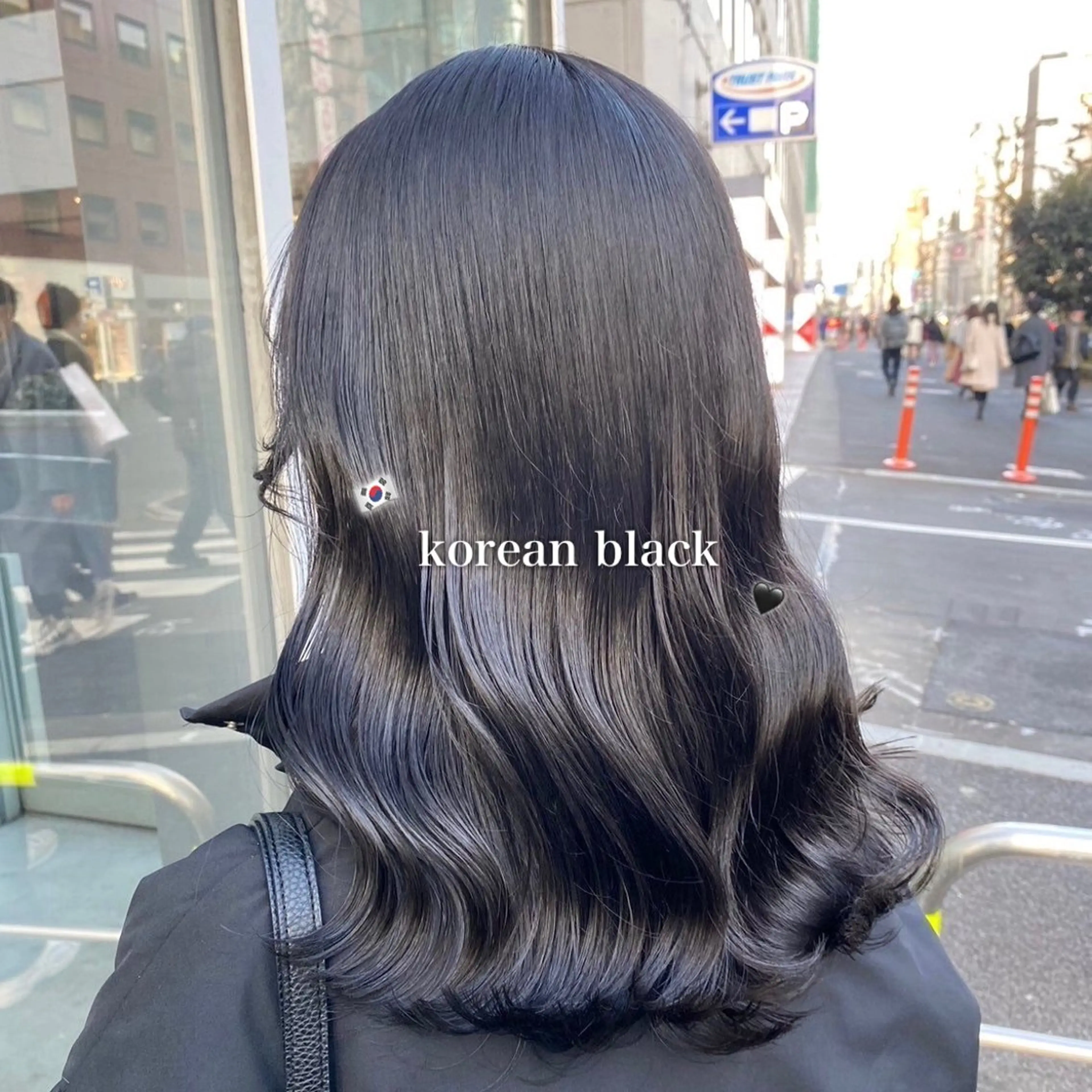 ロング カラー 韓国っぽ♡寒色/暗髪 🫧MOEKA🦋のヘアスタイル