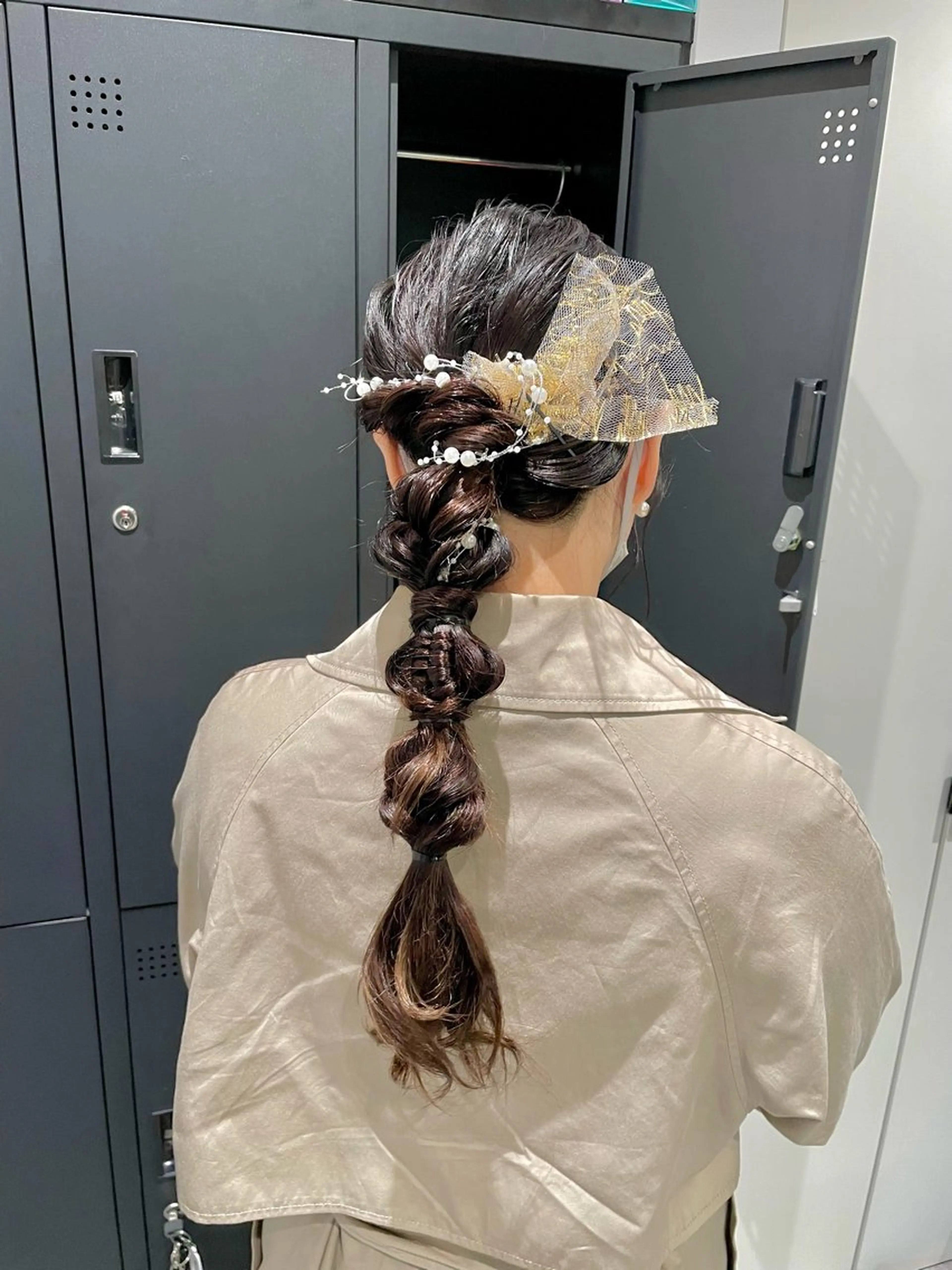 ロング ヘアアレンジ ダブルカラー🦖 /髪質改善⚡️しおりのヘアスタイル