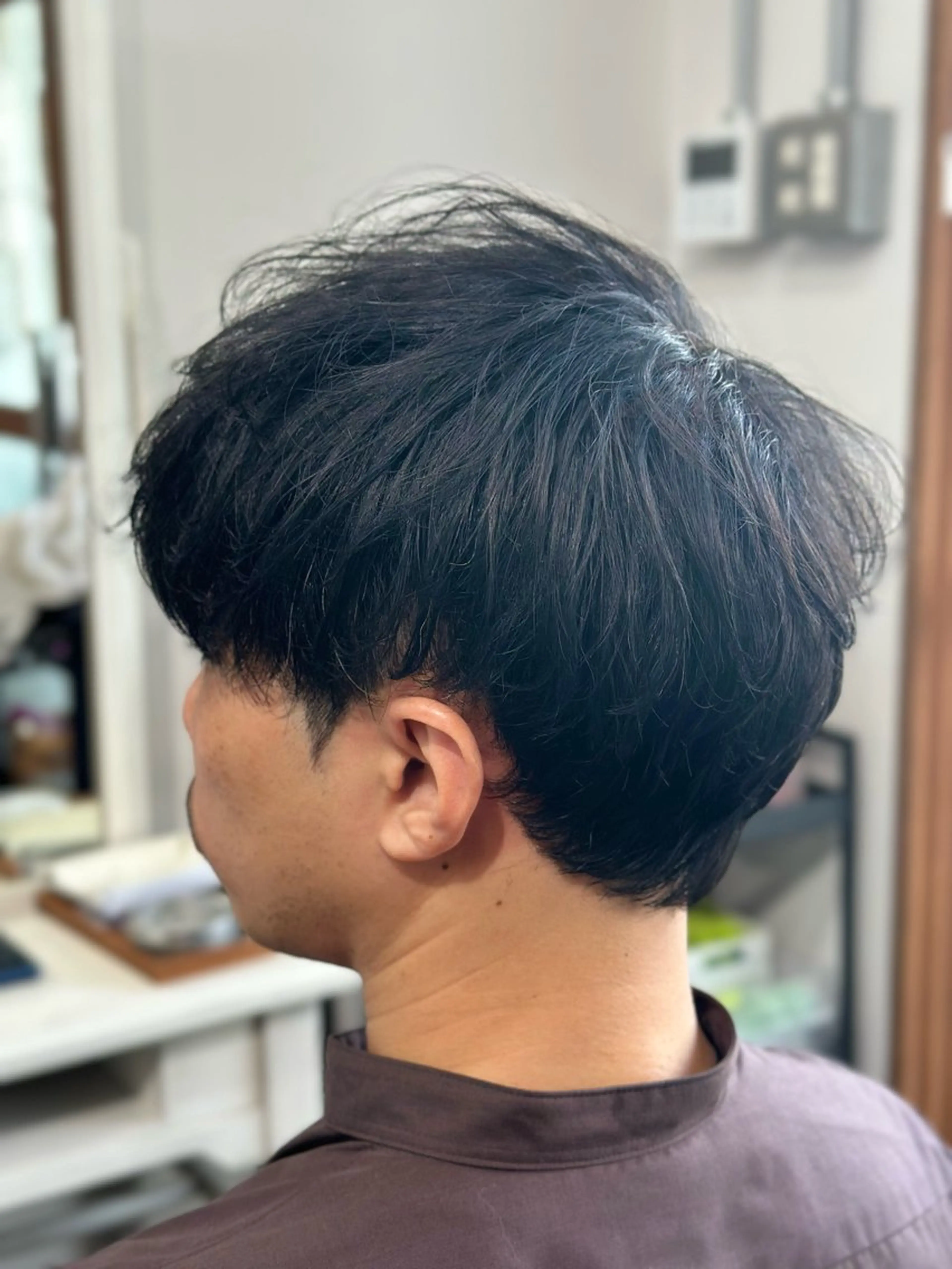 メンズ マッシュ メンズウルフカット ウルフカット カット Snalyメンズ特化 スエハラのヘアスタイル