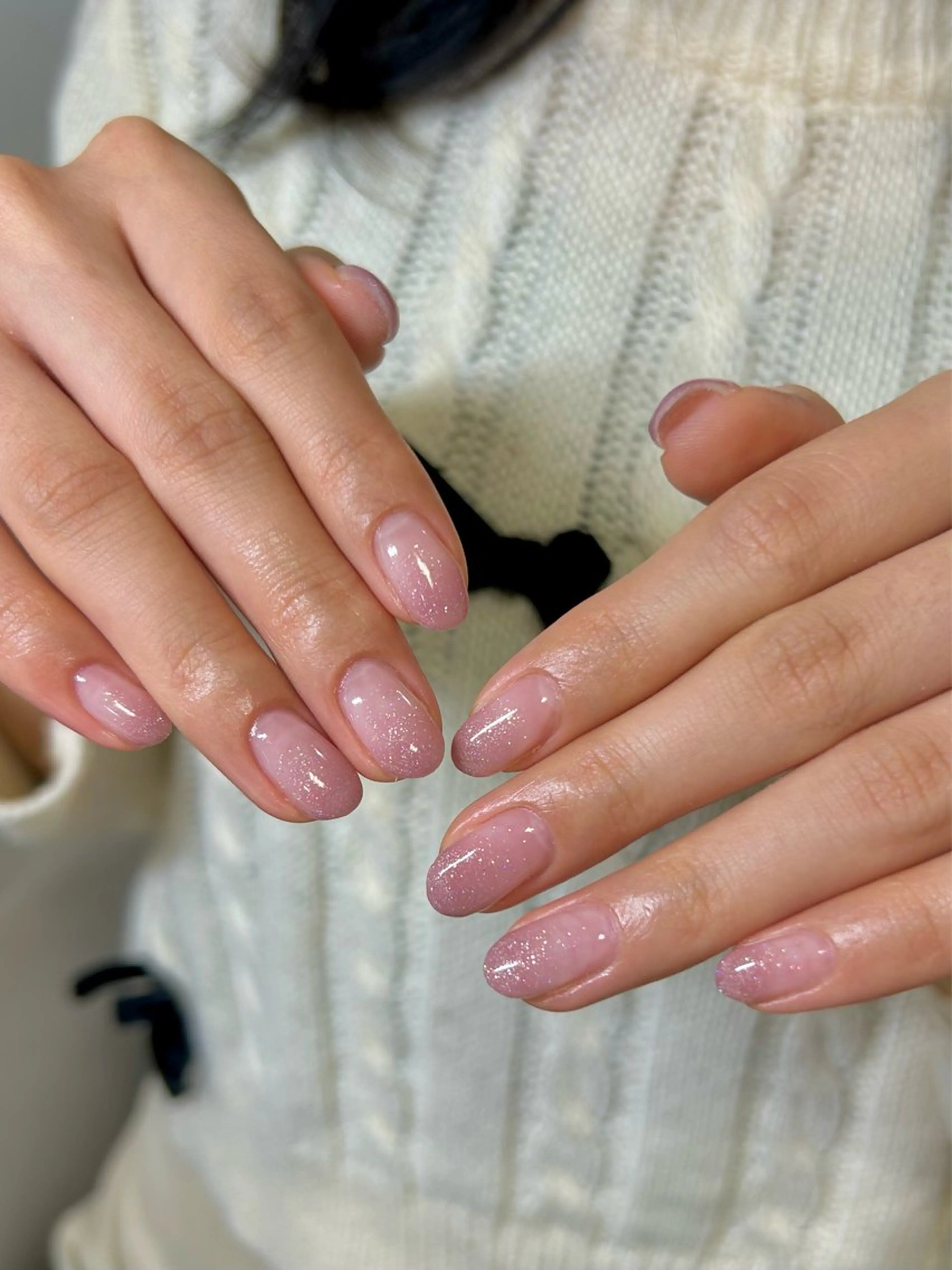 ネイル グラデーション ラメ(グリッター) ラメグラデーション private nailsalon Alice所属・Alice / Nanaのネイルデザイン