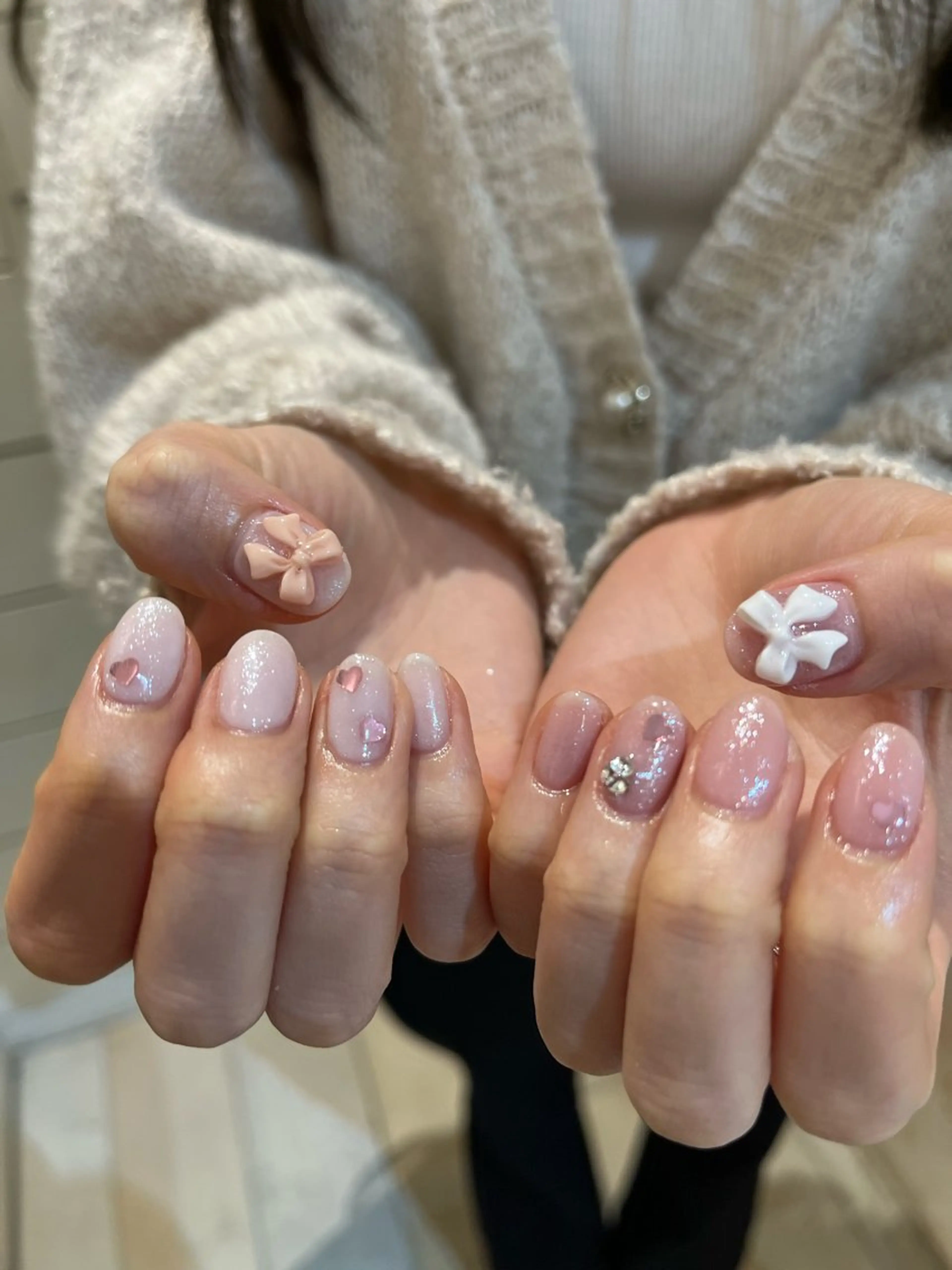 ネイル ハンドネイル Momone ／渋谷／パラジェルのネイルデザイン