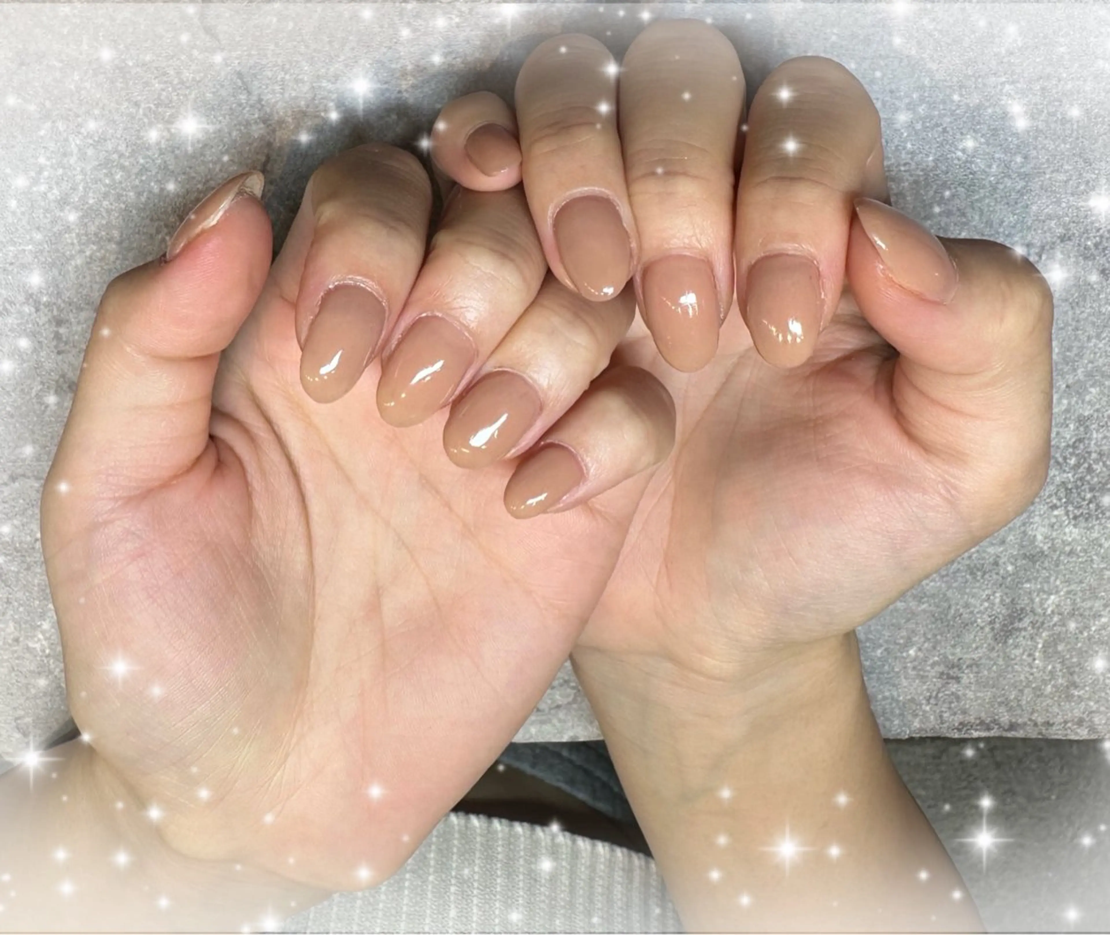 ネイル ワンカラーネイル L'OM OSAKA所属・⭐️Chiharu ⭐️のネイルデザイン