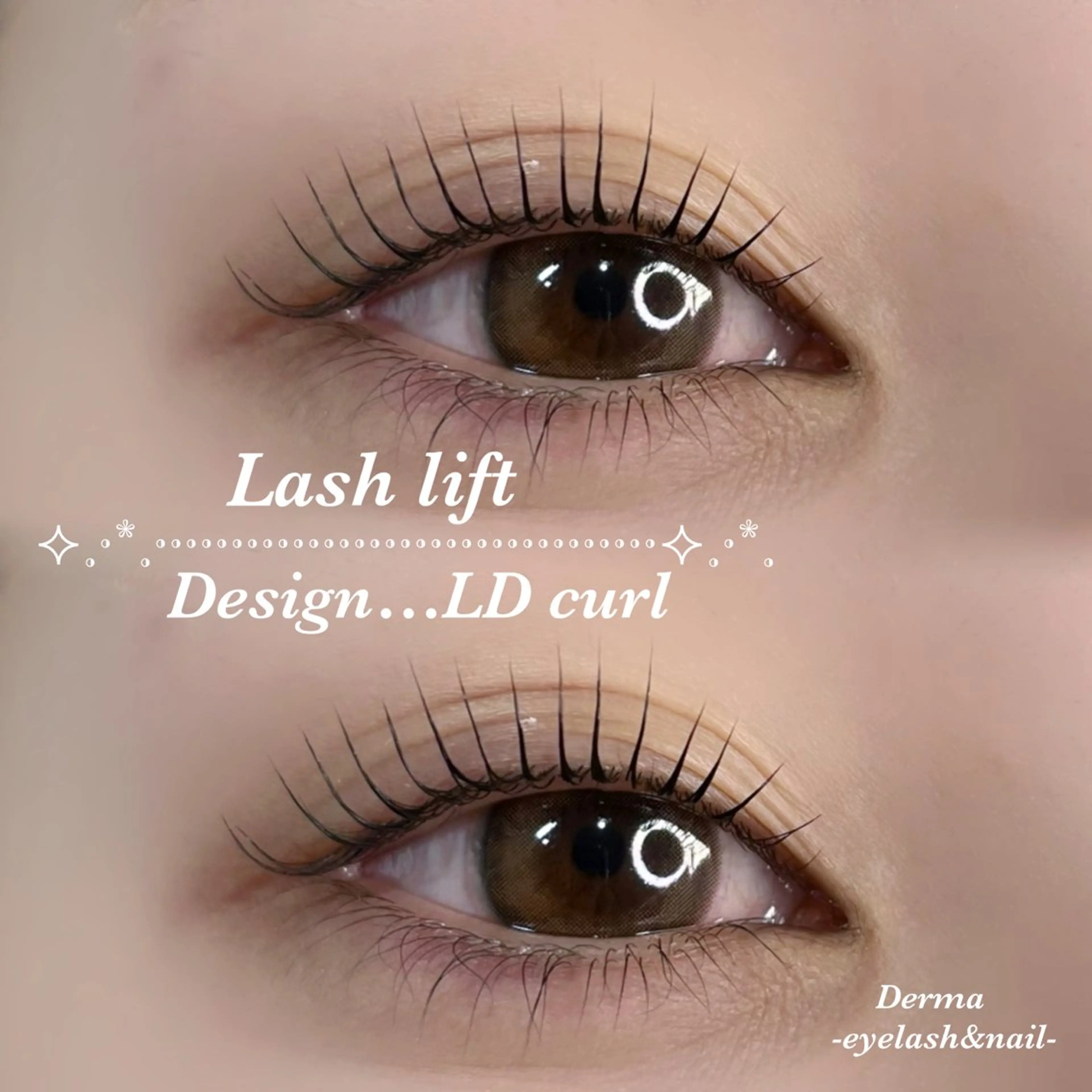 マツエク・マツパ Derma-eyelash&nail-所属・Derma  eye lash菅野のマツエク・マツパデザイン
