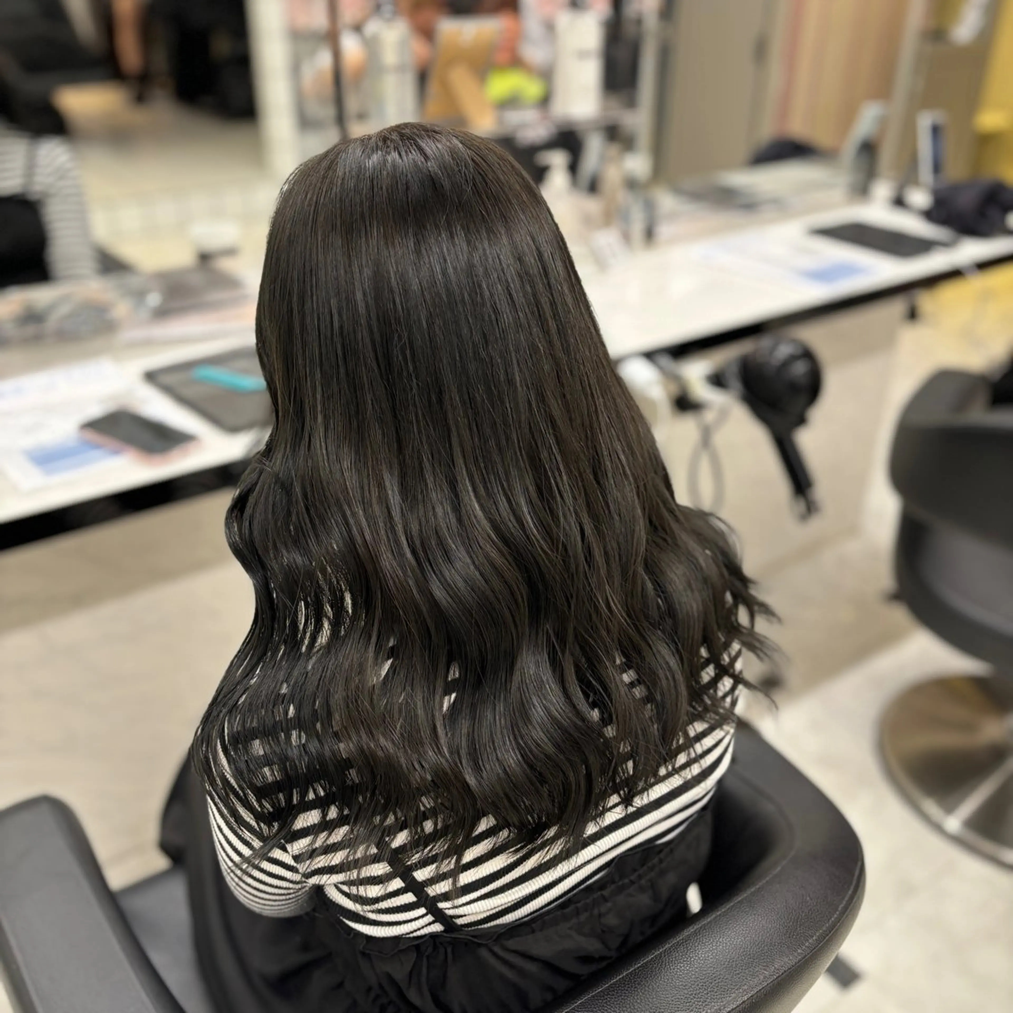 ロング カラー 透明感カラー 韓国風カラー 韓国風ヘア 💙ハイトーン韓国風 色白ヘア💙manaのヘアスタイル