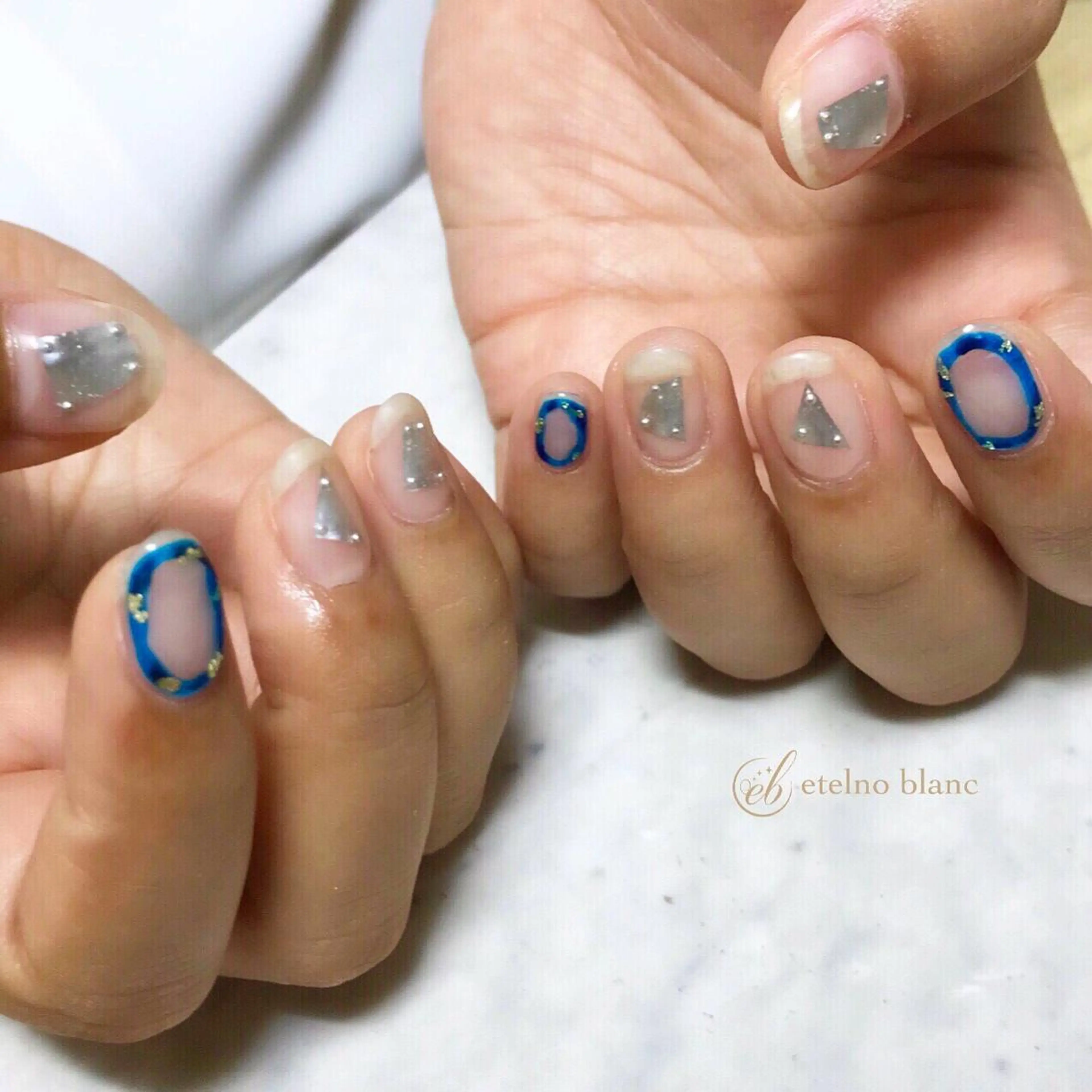 ネイル etelno blanc中目黒のネイルデザイン