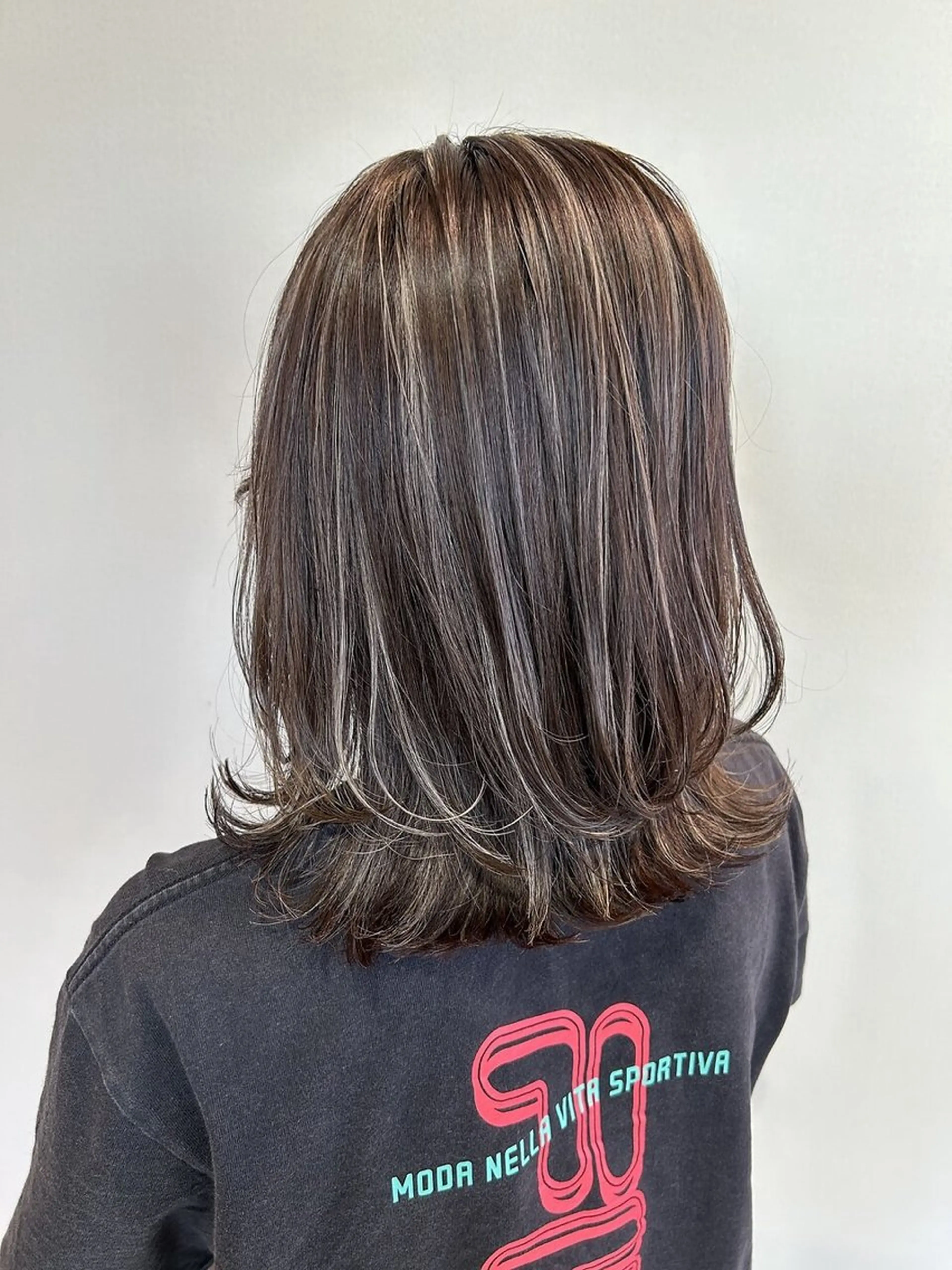 ミディアム カラー Hair&Make ange 中野店のヘアスタイル