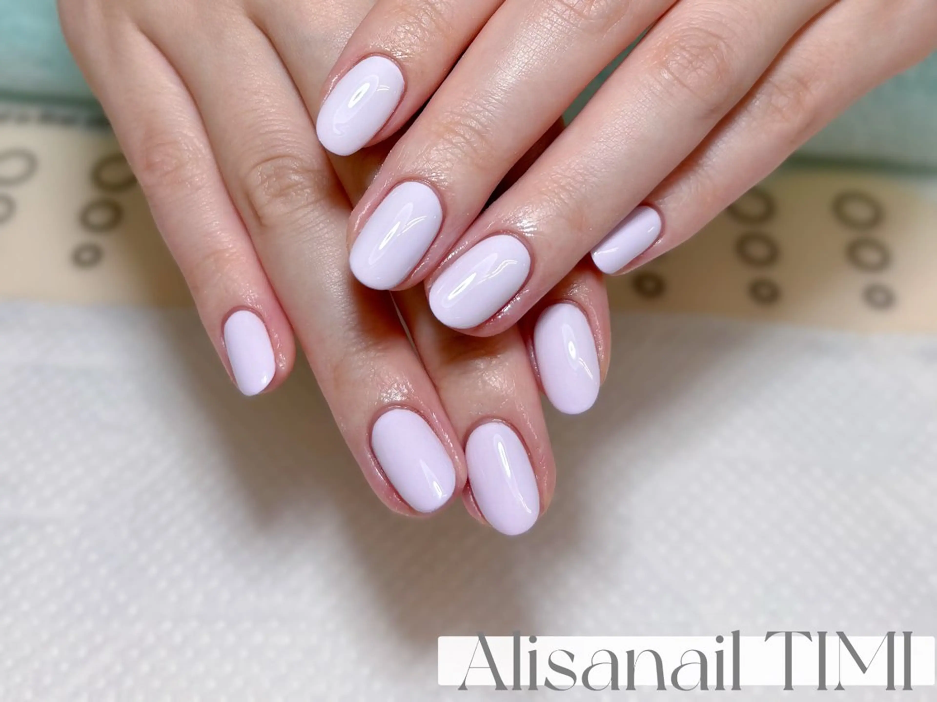 ネイル ワンカラーネイル ハンドネイル Alisa nail Timiのネイルデザイン