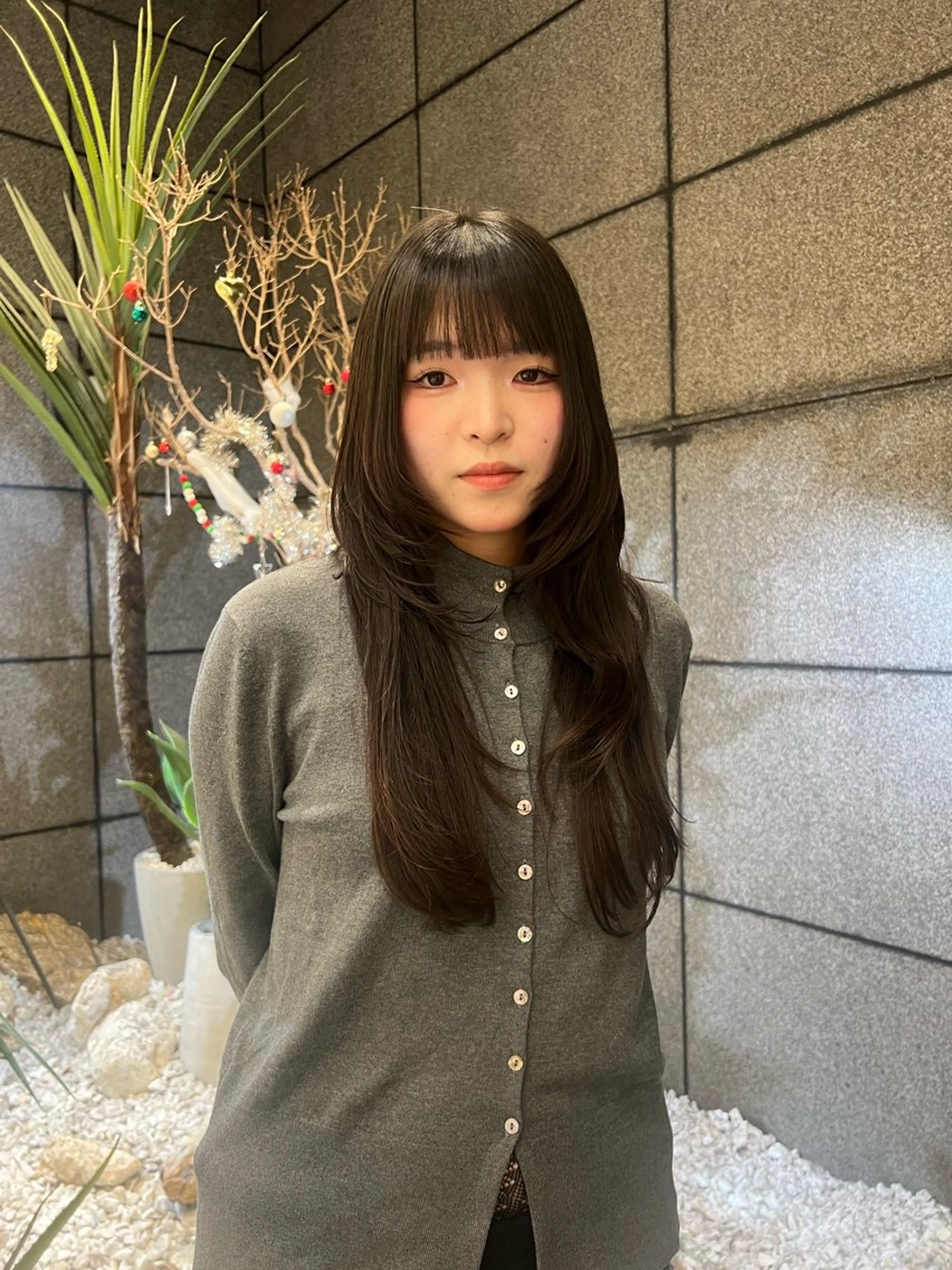 ロング カット 酸性ストレート人気 No,1/カスミ🩰のヘアスタイル