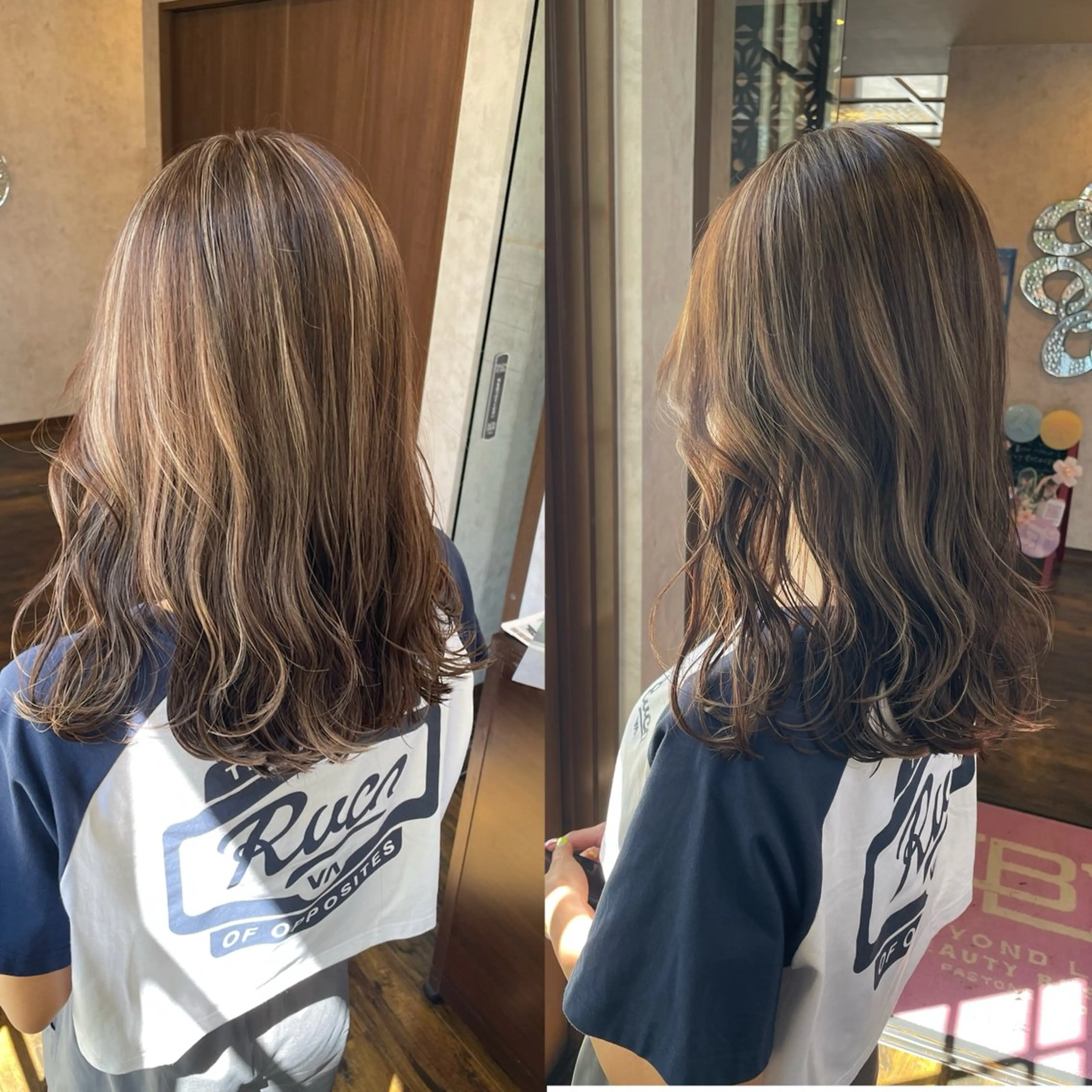 セミロング ハイライト BEYOND LINK所属・大橋 拓矢のヘアスタイル