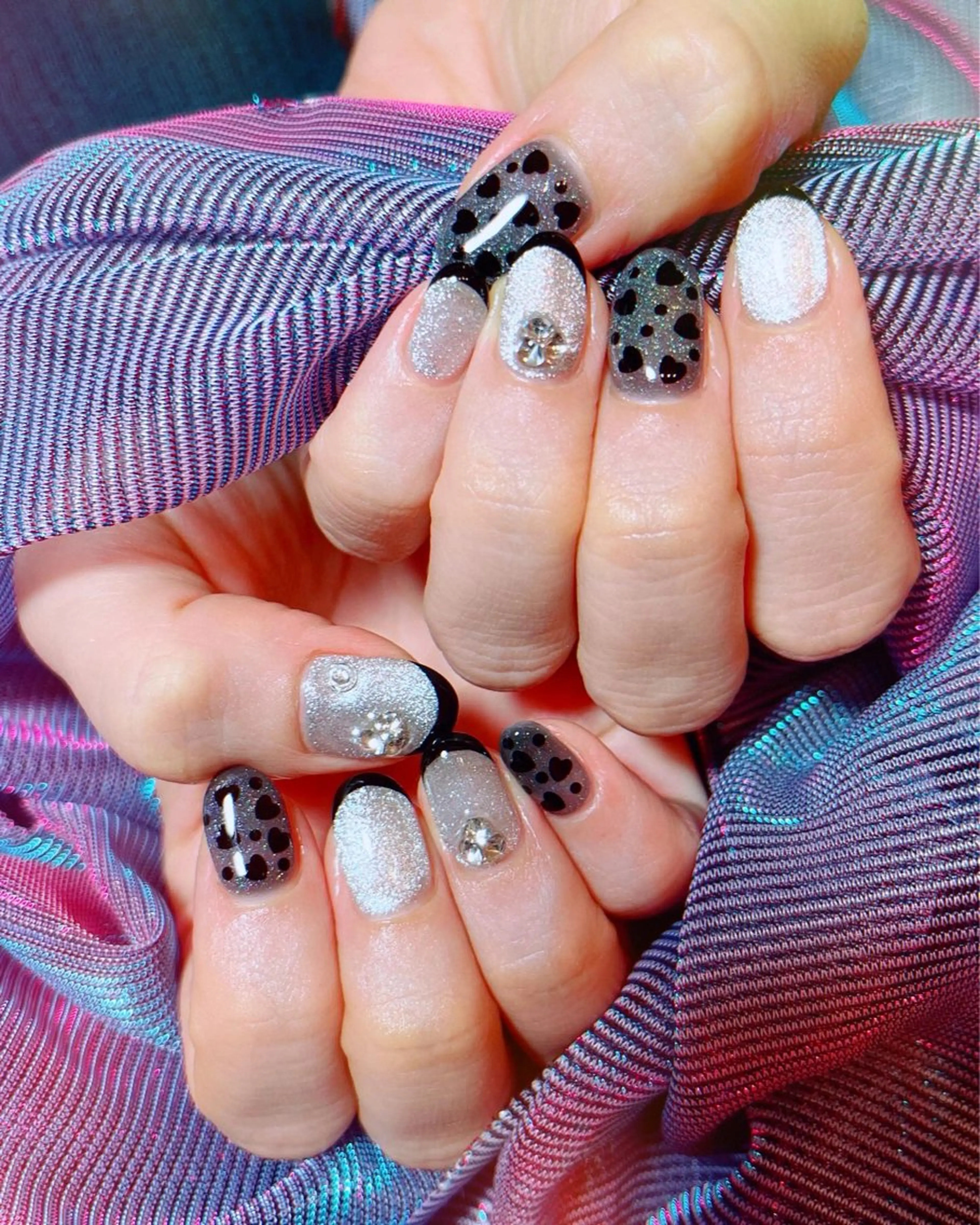ネイル ハート ピンク ruirui.naildesign所属・RUI ☆のネイルデザイン