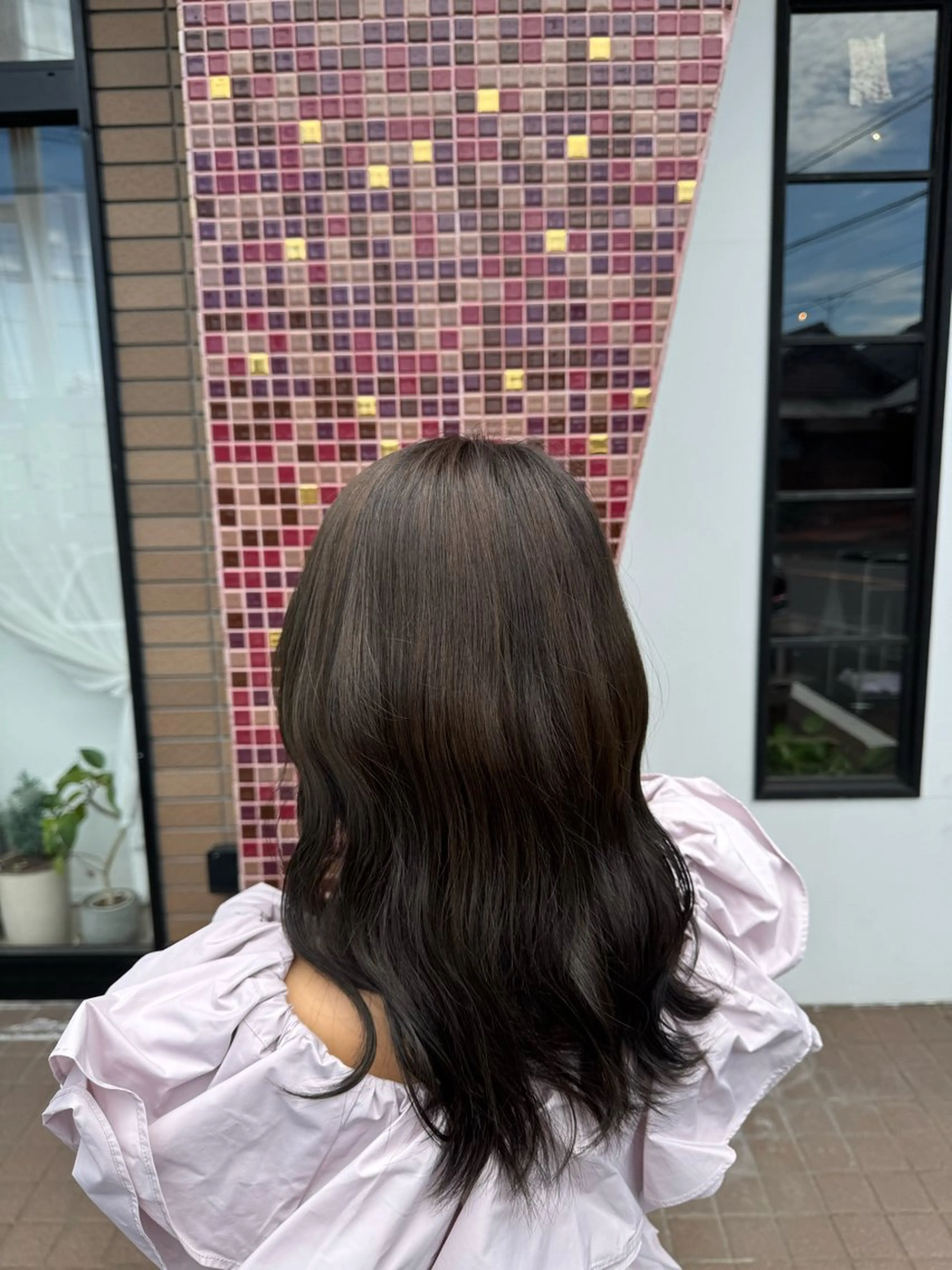 ミディアム フカモト カエデのヘアスタイル
