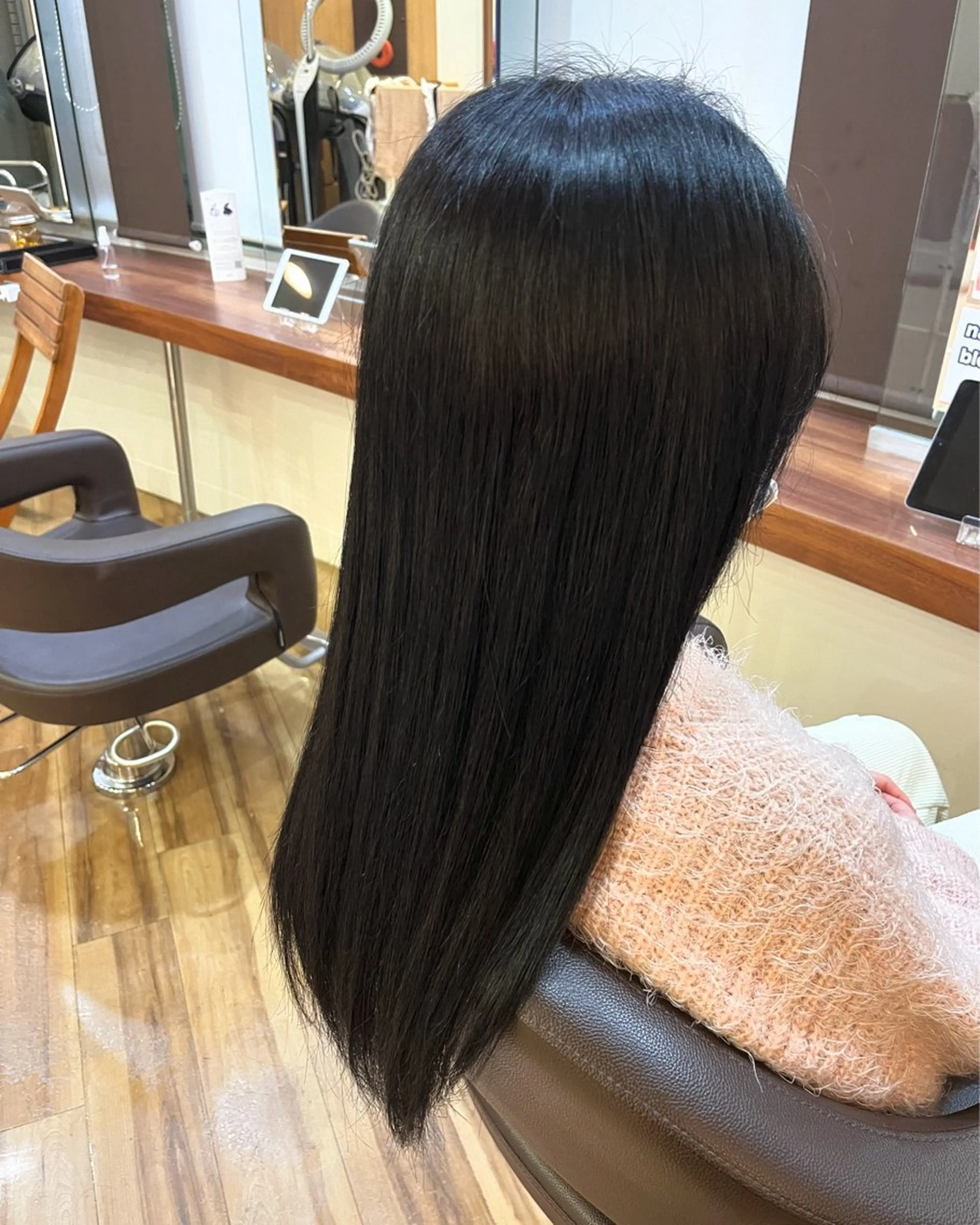 ロング ヘアカラー のりなが れおのヘアスタイル