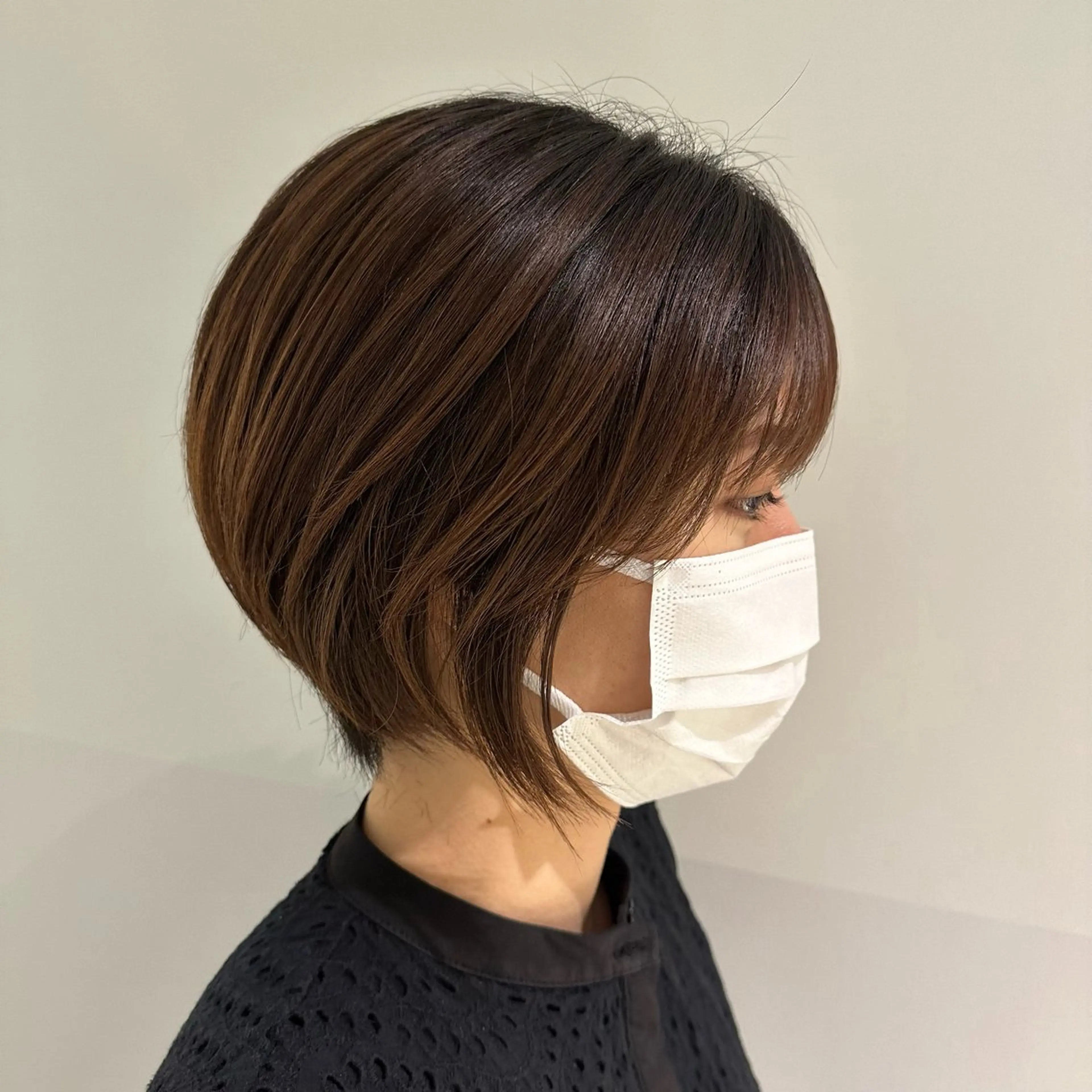 ショート 顔周りカット 冨田 貴大のヘアスタイル