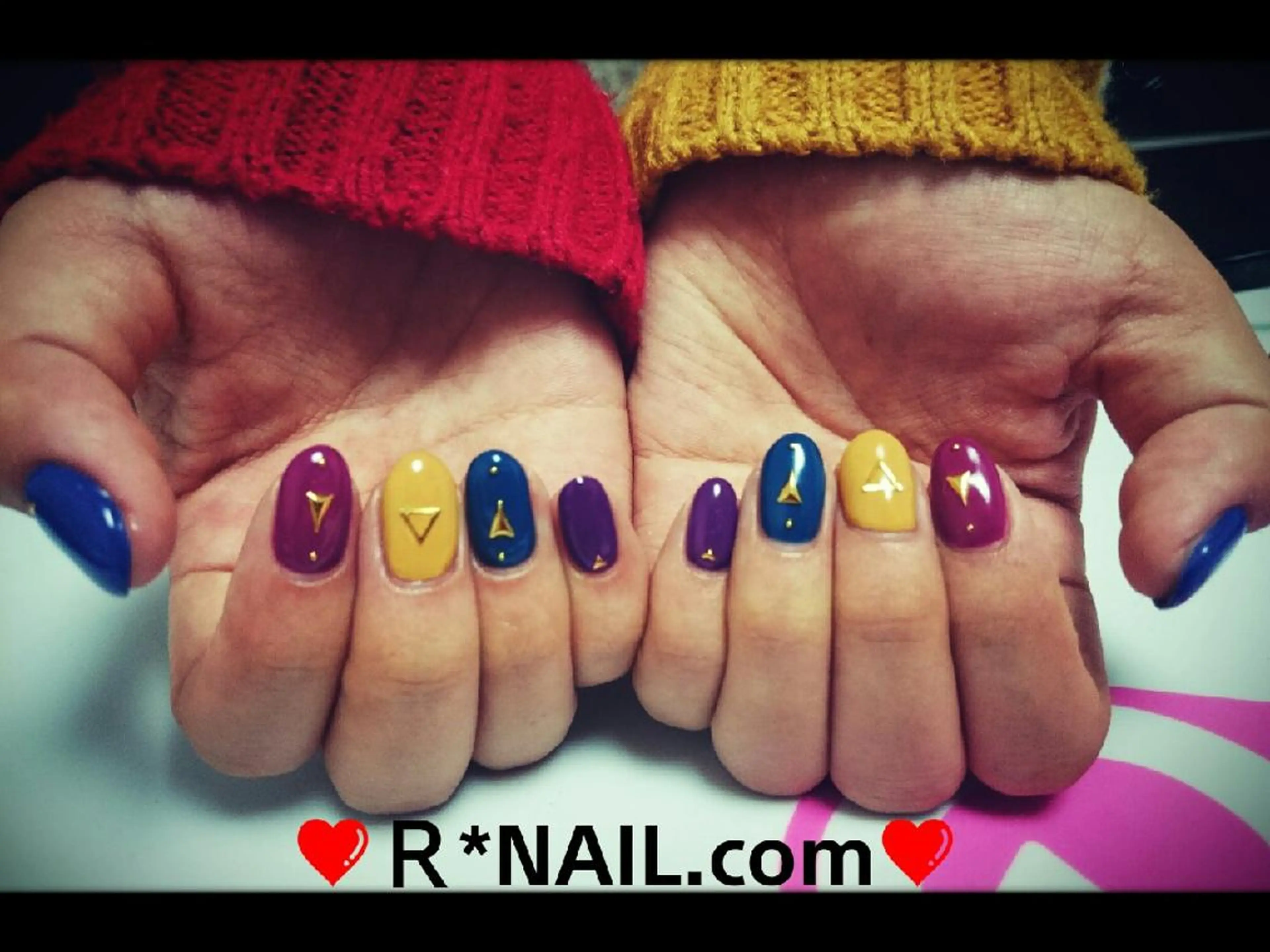 ネイル ミディアム カラー キッズ R*NAIL .comのネイルデザイン