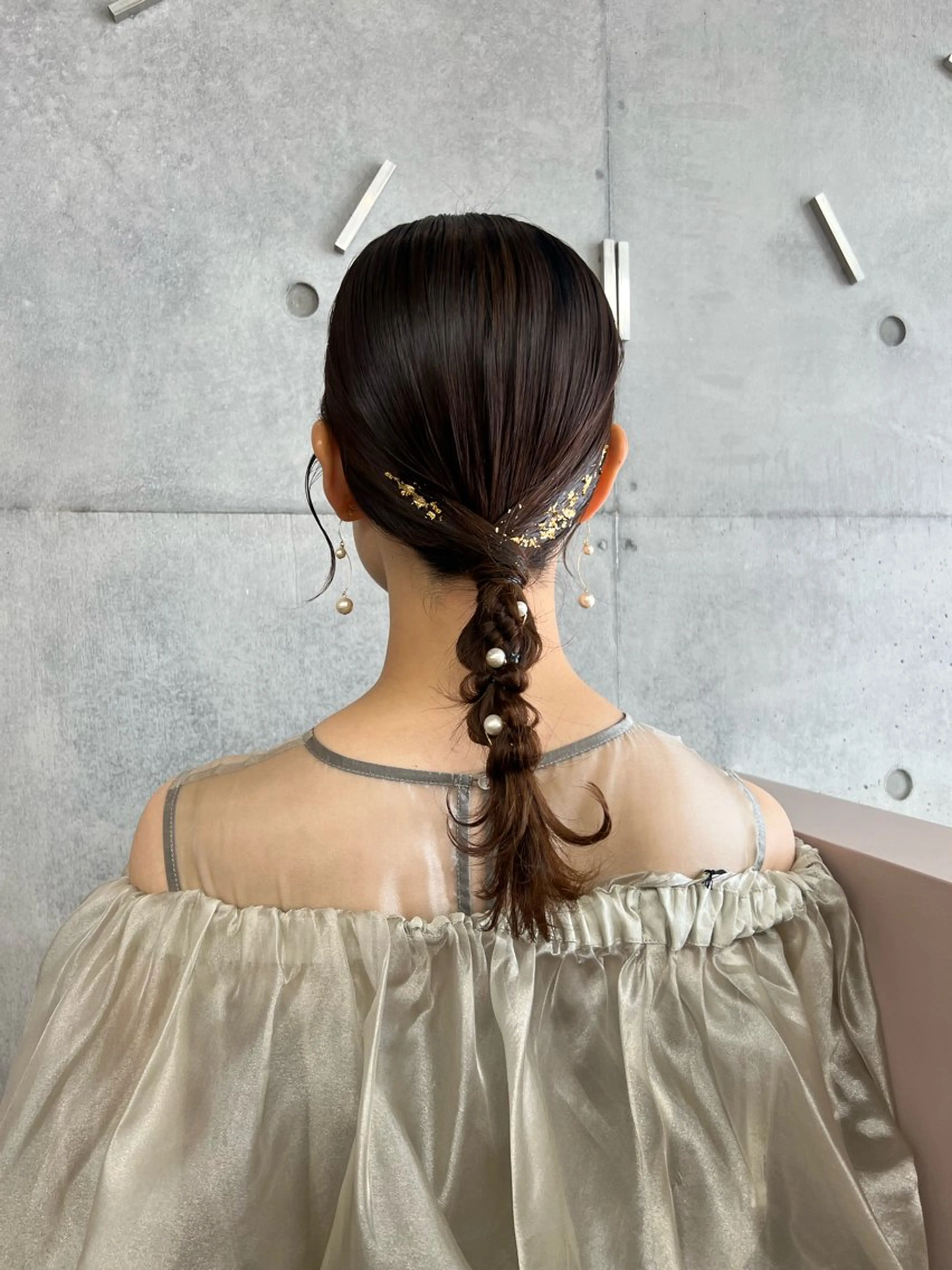 ロング ヘアセット カコ♡ ボブ ヘアアレンジのヘアスタイル