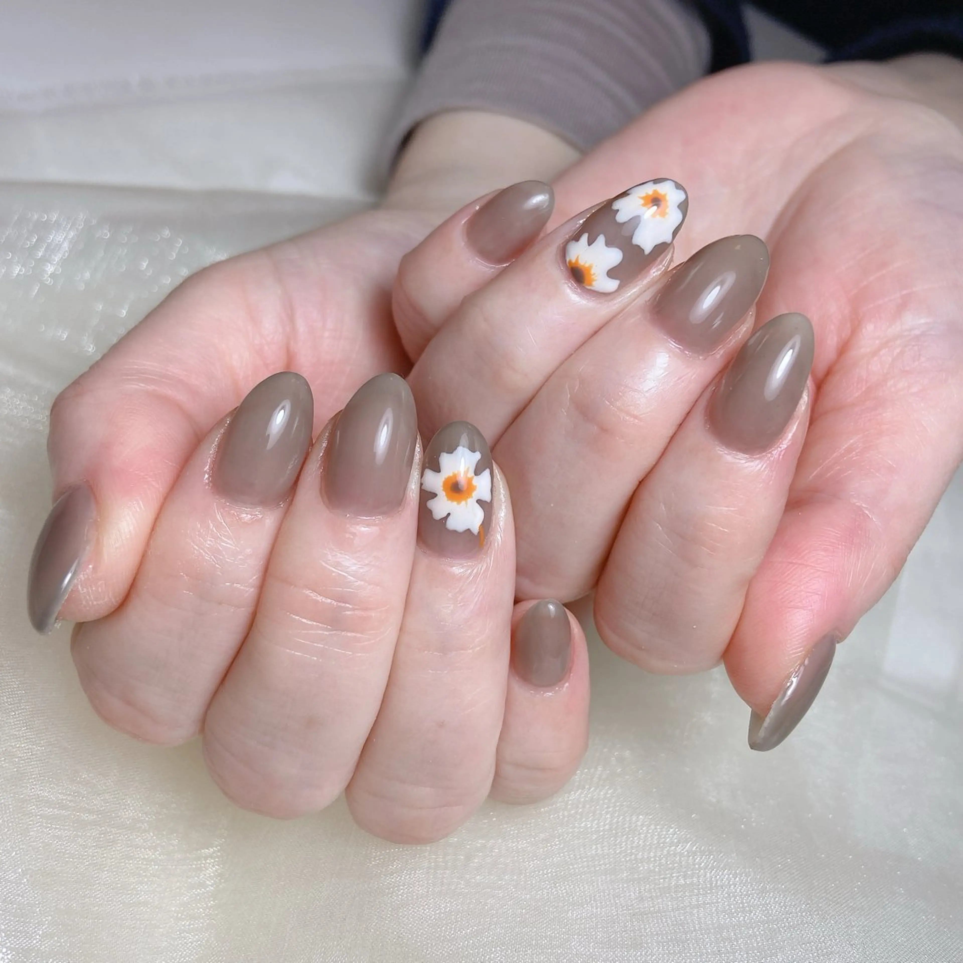 ネイル アートネイル フラワーネイル ハンドネイル nailsalon REJOICEのネイルデザイン