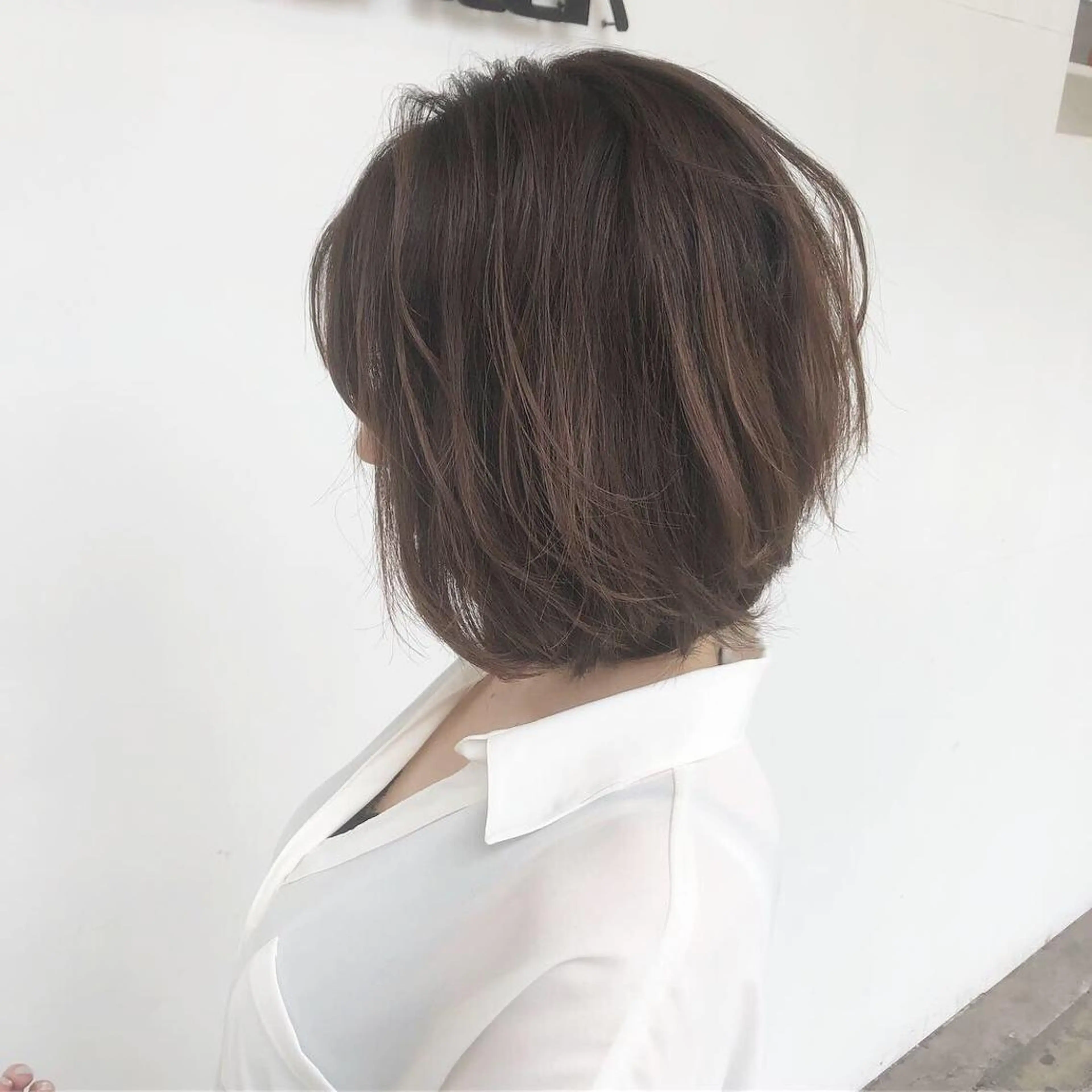 ショート カラー 前下がりボブ ボブ シェアサロン　シエナ所属・東條 克義のヘアスタイル