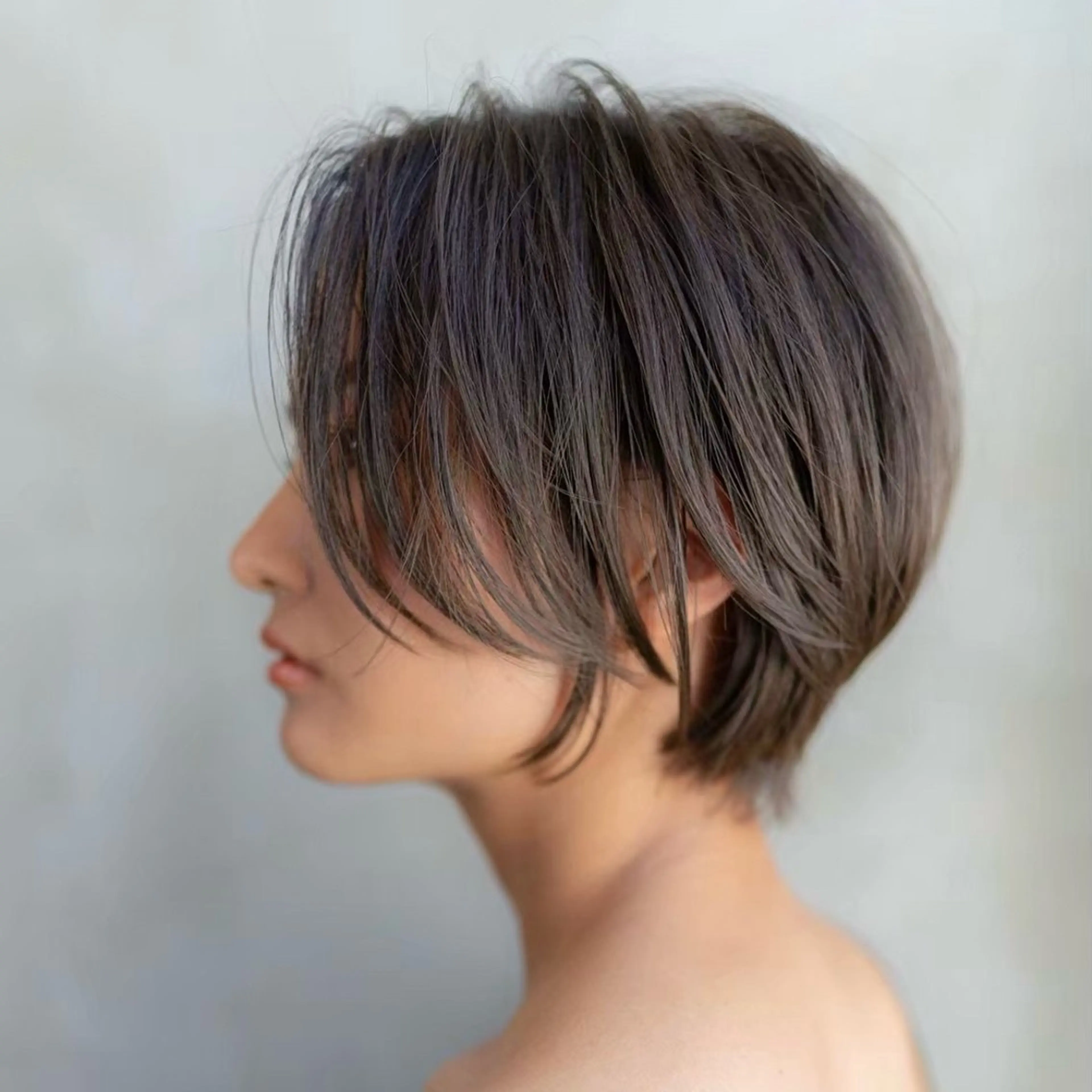 ショート ショートボブ 丸みショート ボブ 髪質改善 ショートヘア カット ヘアカラー 縮毛矯正 トリートメント 渋谷ボブ/ショート 特化田中航平のヘアスタイル