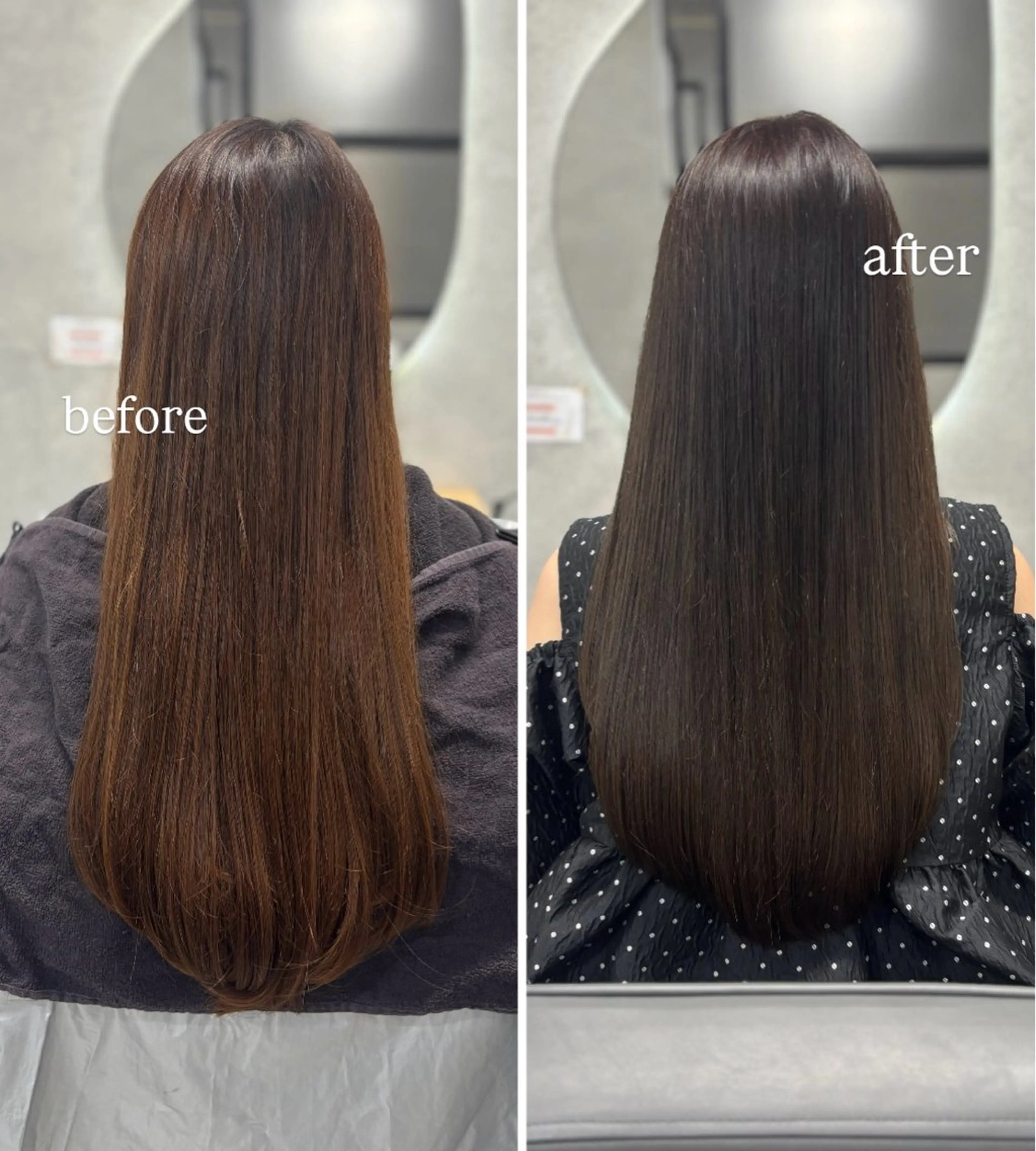 ロング カット ヘアカラー トリートメント 野並 令弥のヘアスタイル