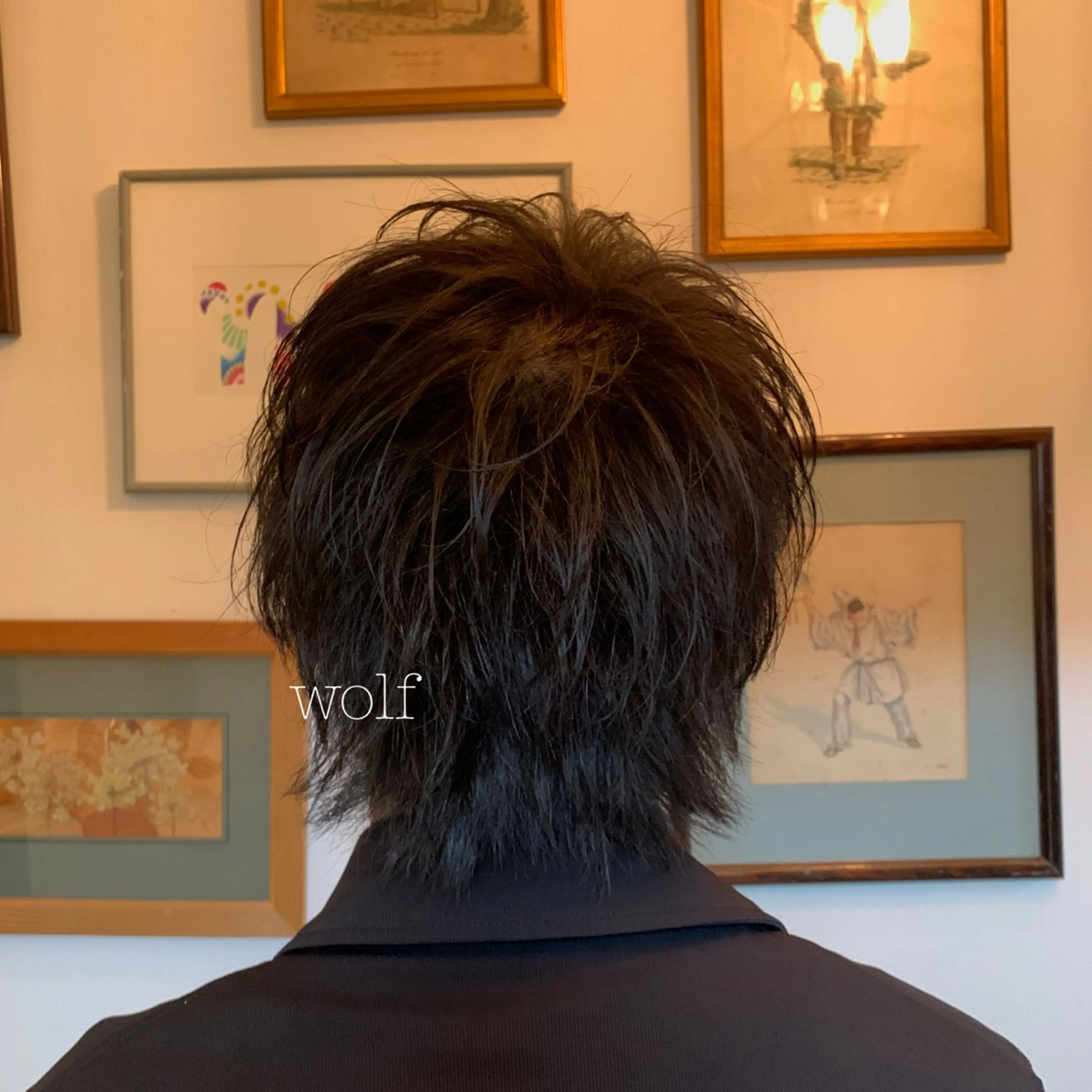 ショート メンズ メンズウルフカット ウルフカット GO TODAY 原宿本店所属・似合わせカット得意 💛RENA💛のヘアスタイル