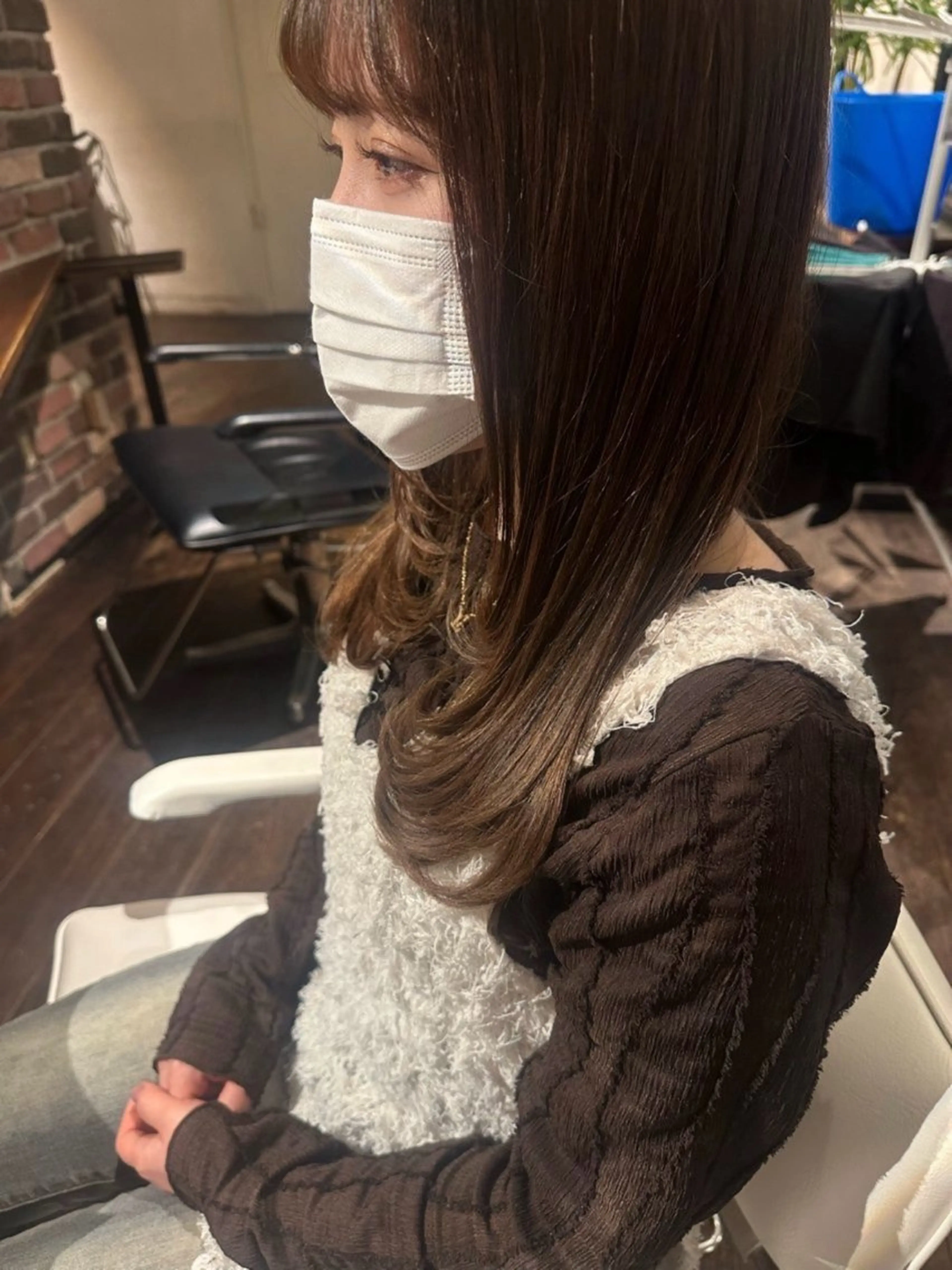 ロング HAPPY VERY所属・つじ なちのヘアスタイル