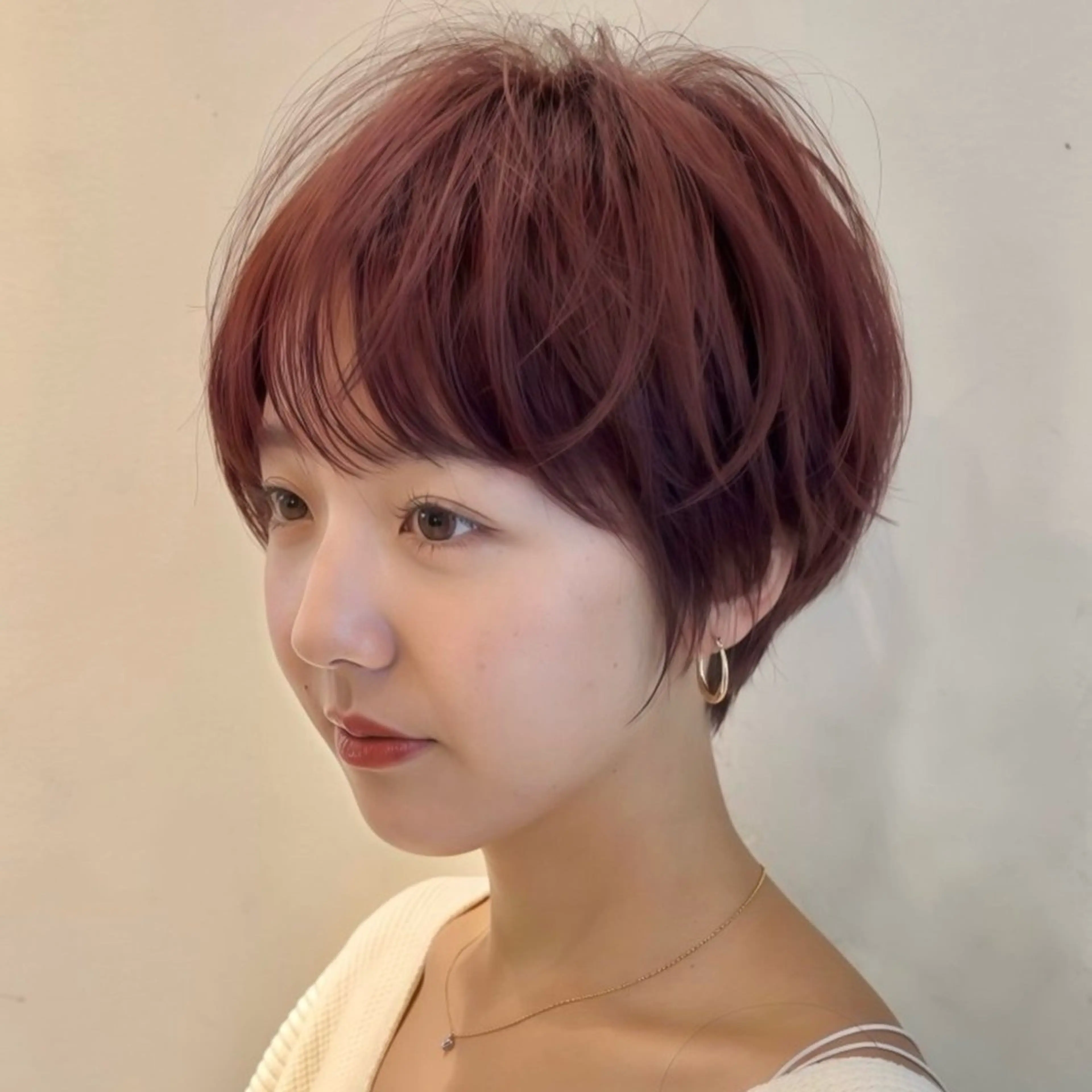 ショート カット ヘアカラー トリートメント VIEW GINZA所属・fitする顔まわり♡ -暖色-ふうか◠‿◠のその他イメージ