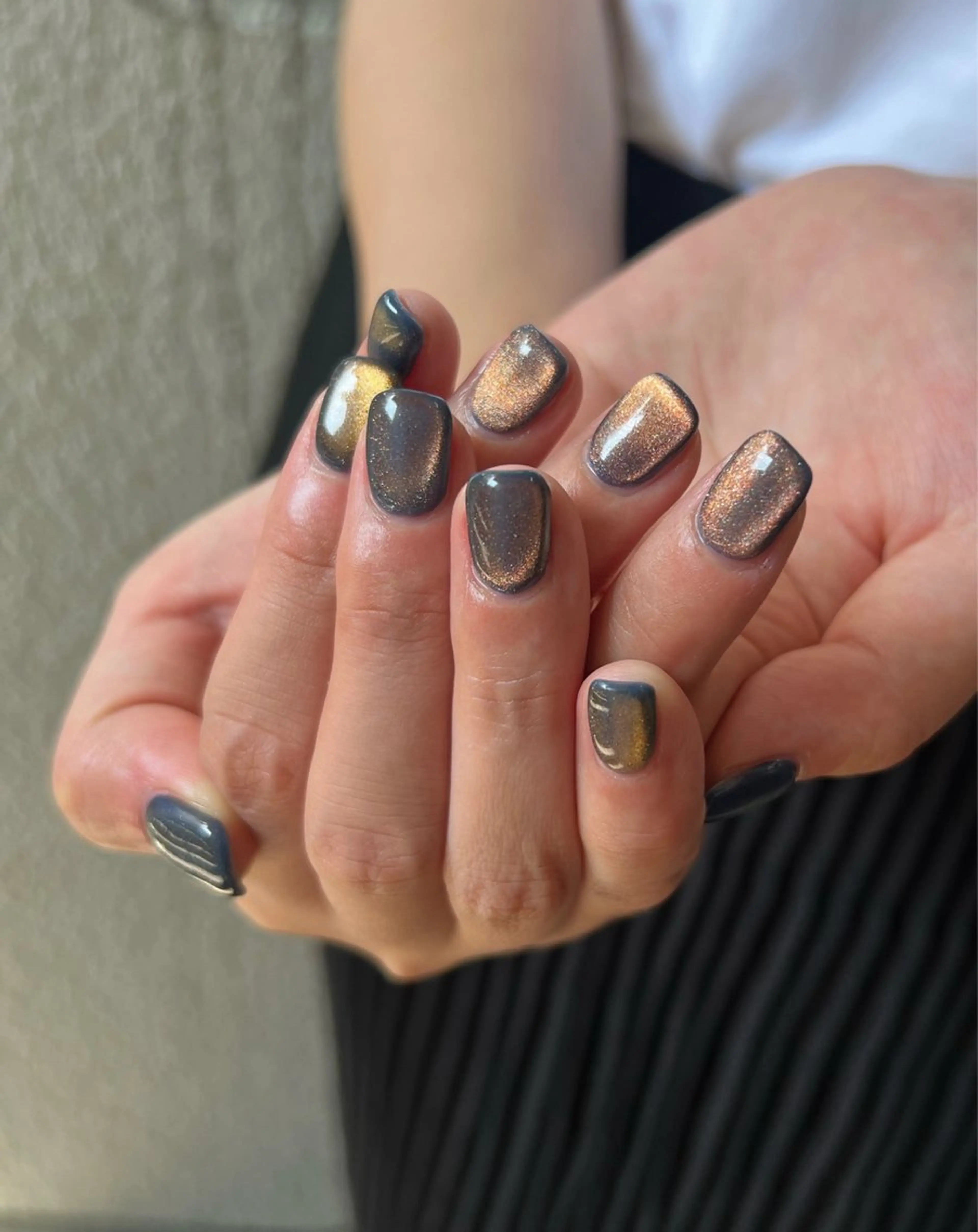 メンズ ネイル マグネットネイル ハンドネイル LAKATOCCA ..hidemiのヘアスタイル