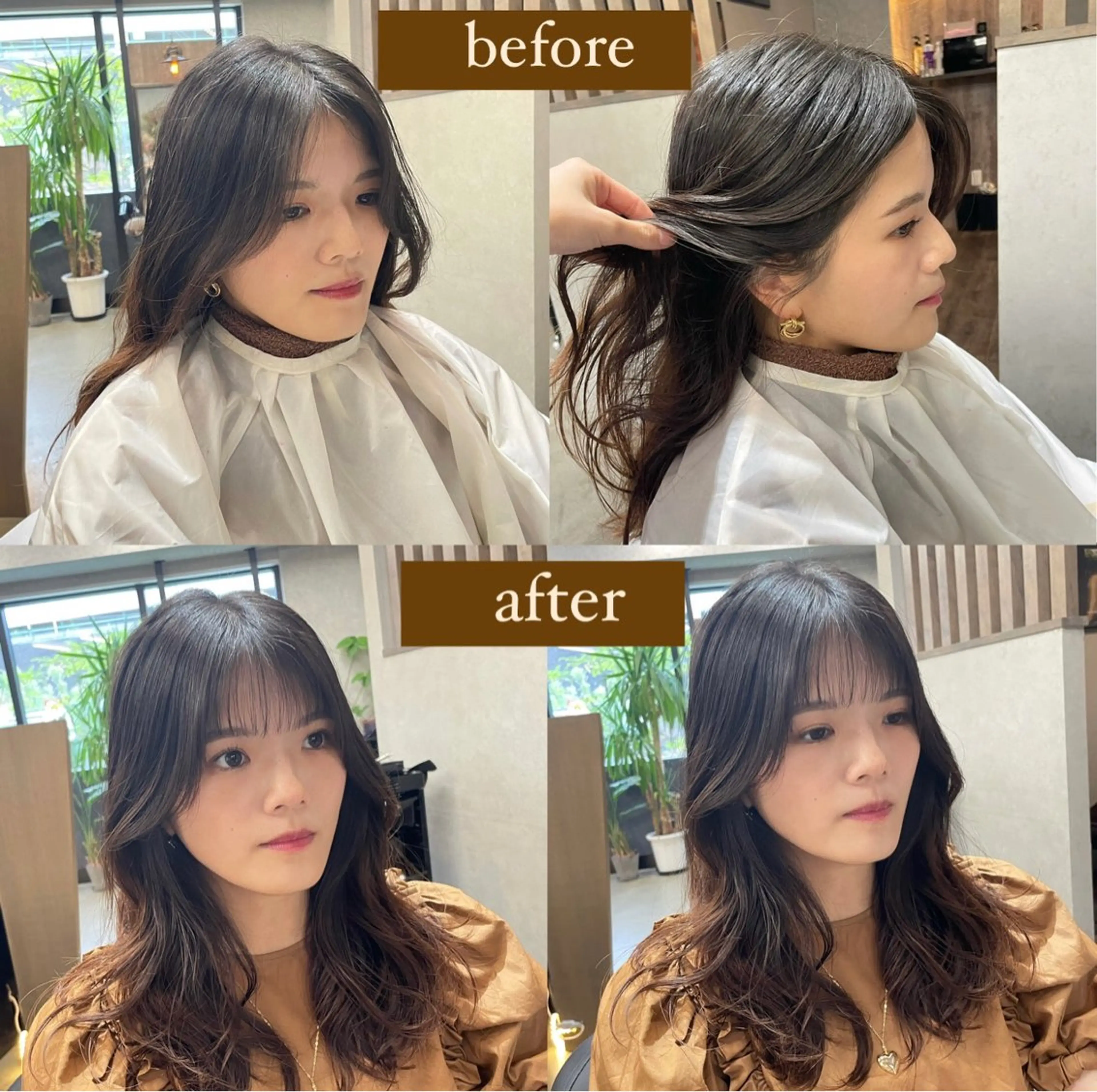 カット ヘアカラー Riri /ブリーチのヘアスタイル