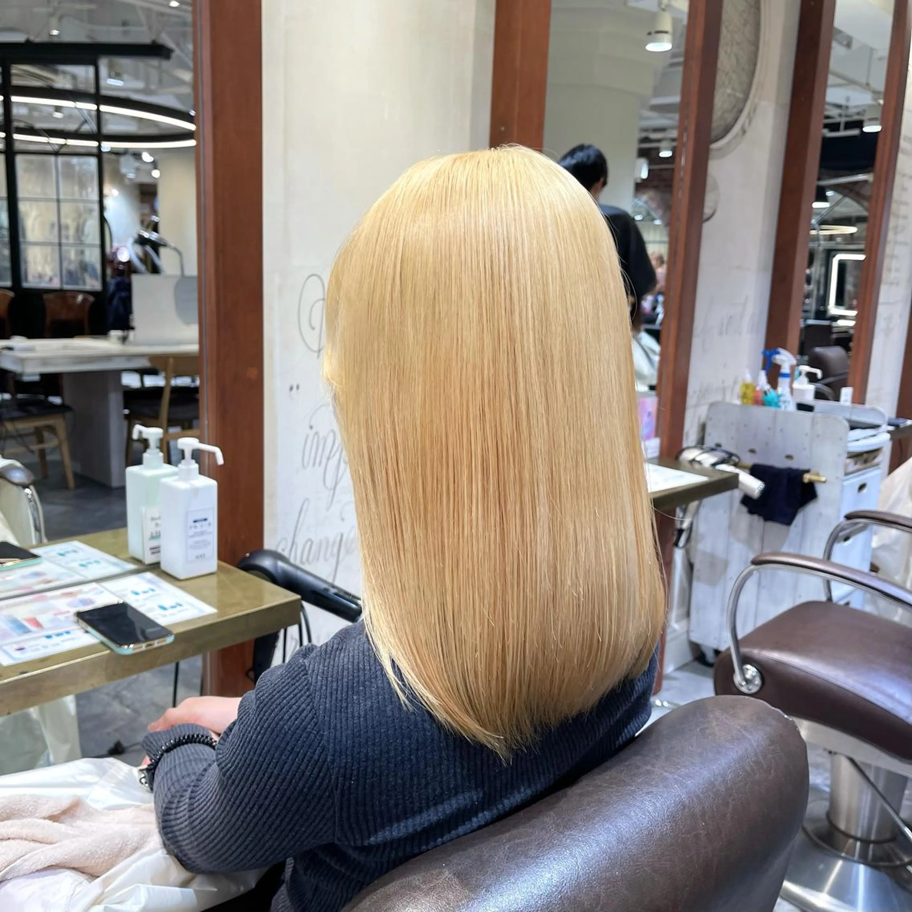 ミディアム カラー 🌈モテるベージュ カラー💕成島 宙のヘアスタイル