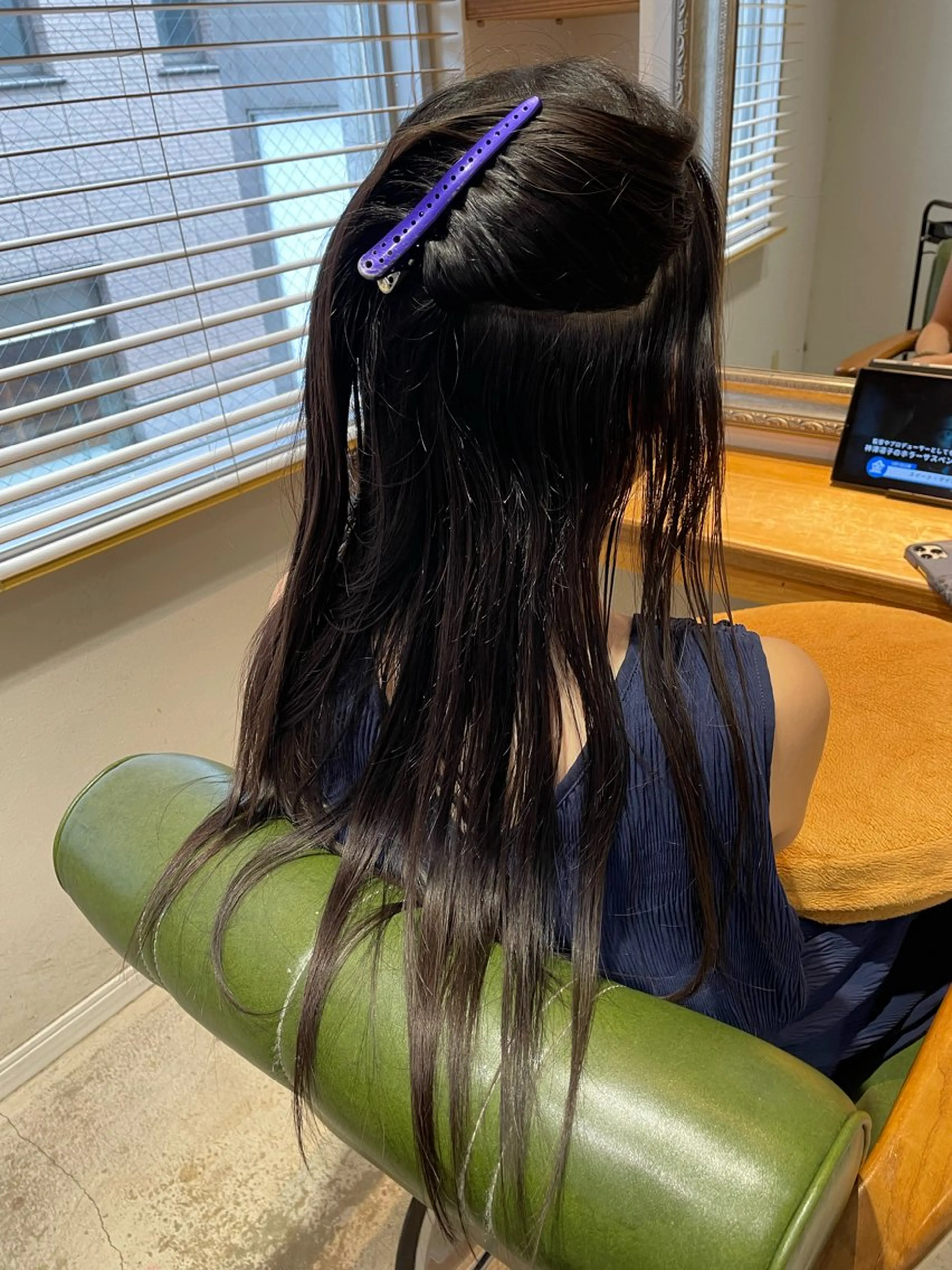 セミロング 縮毛矯正が得意です SORAのヘアスタイル