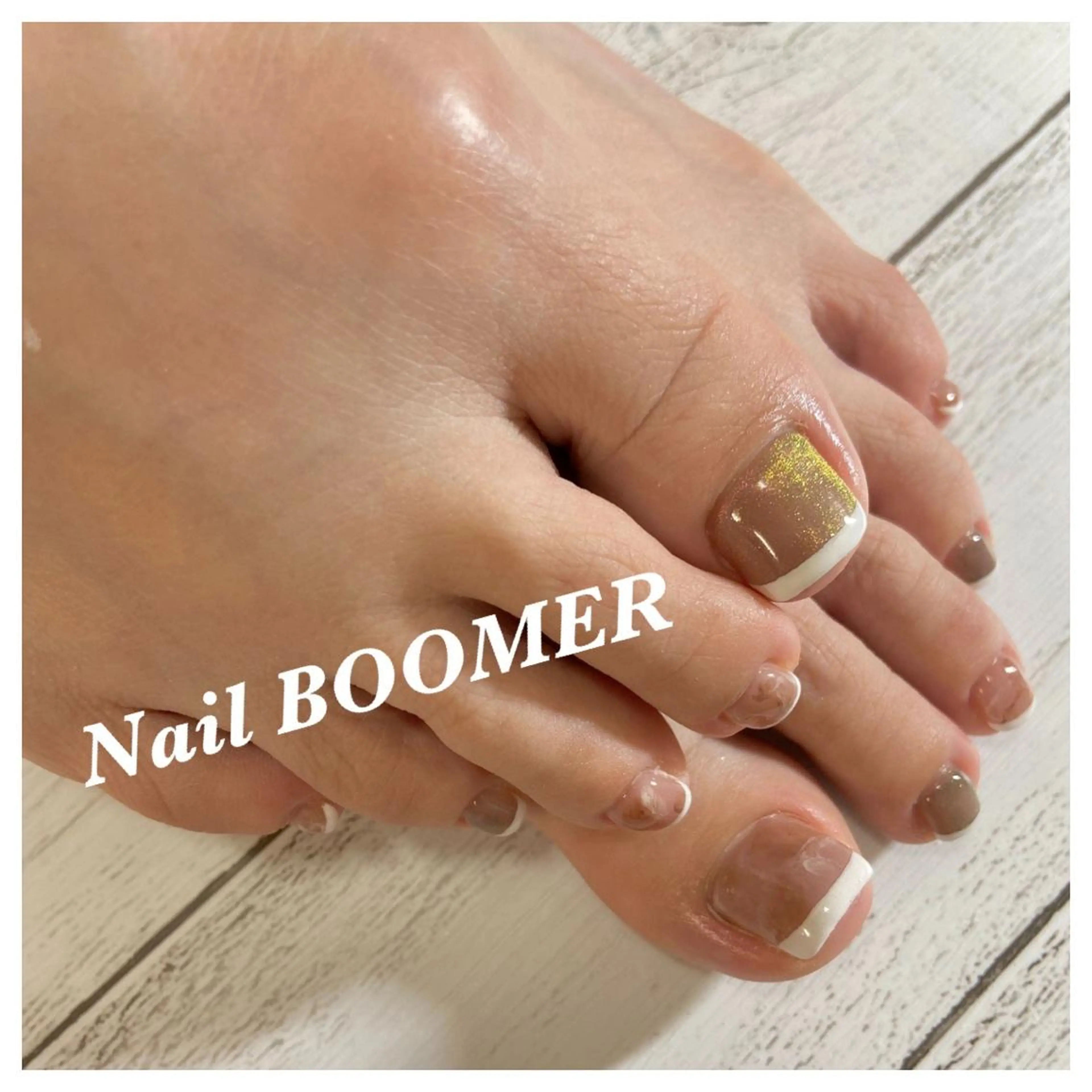 ネイル フットネイル ネイル ブーマーのネイルデザイン