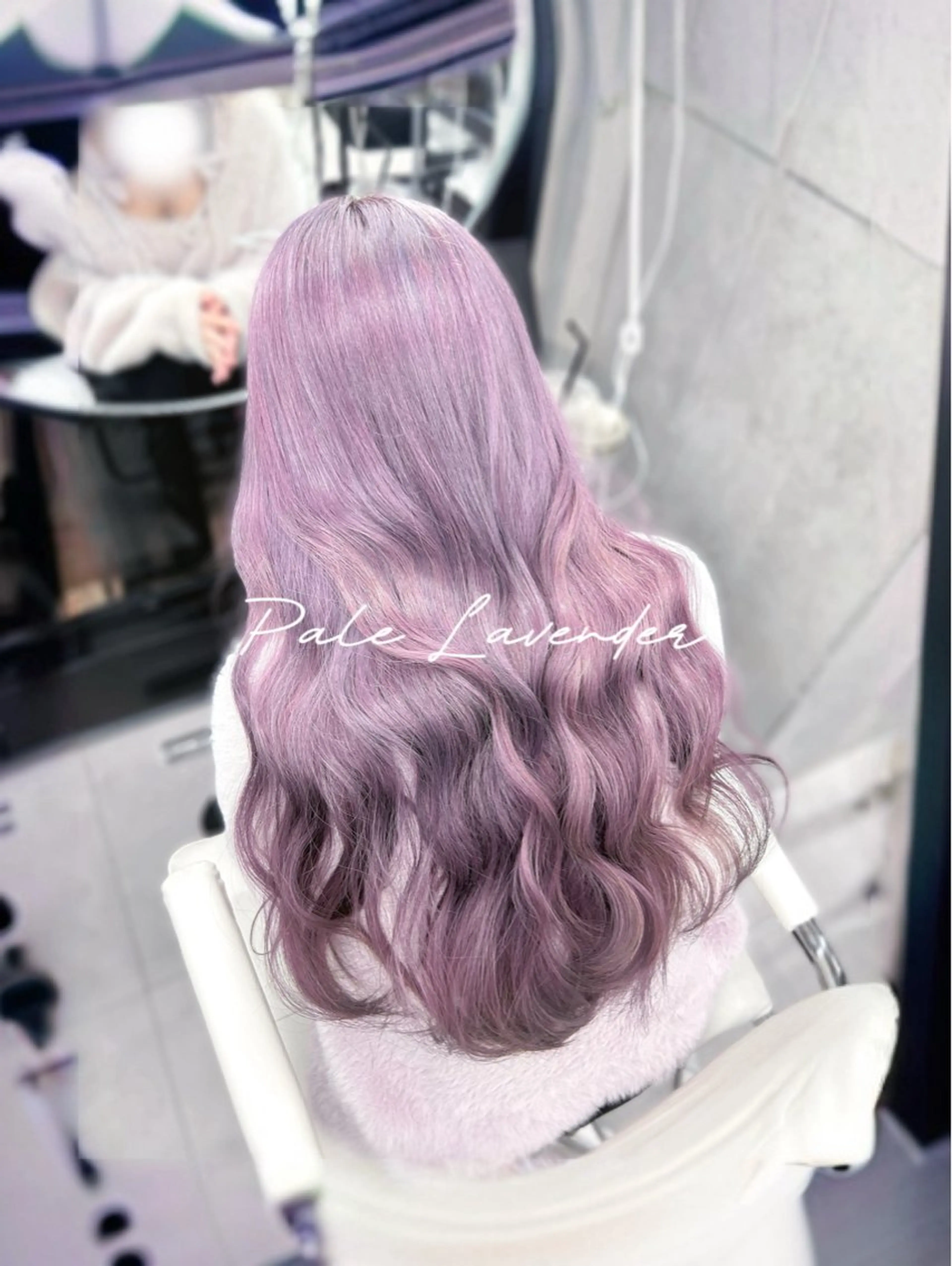 ロング カラー 透明感カラー ラベンダーカラー ヘアカラー トリートメント Celan omotesando所属・ゆうさ/髪質改善/ こっくりカラーのヘアスタイル