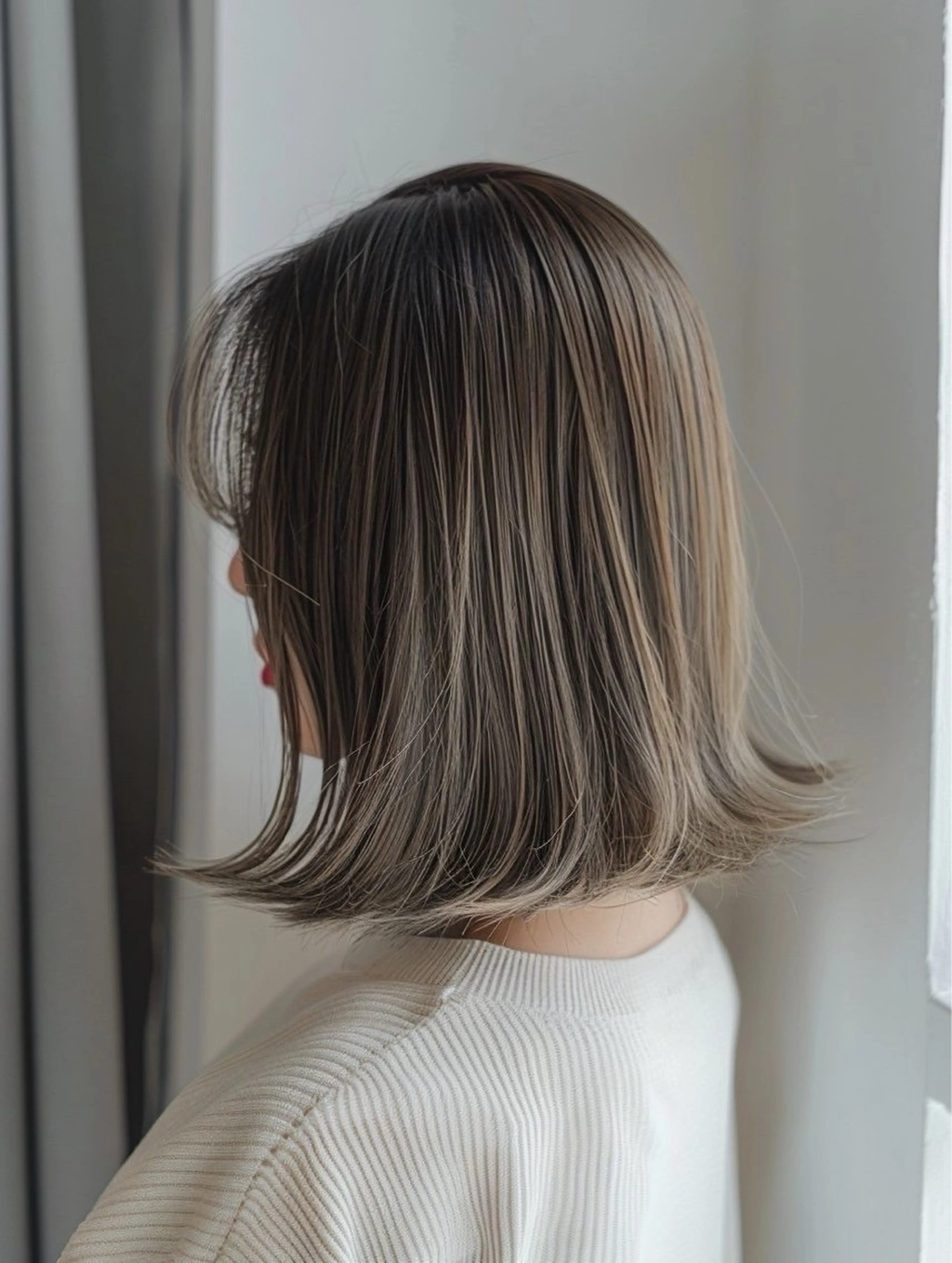 ミディアム NANAMI/海外風 レイヤー/ボブのヘアスタイル