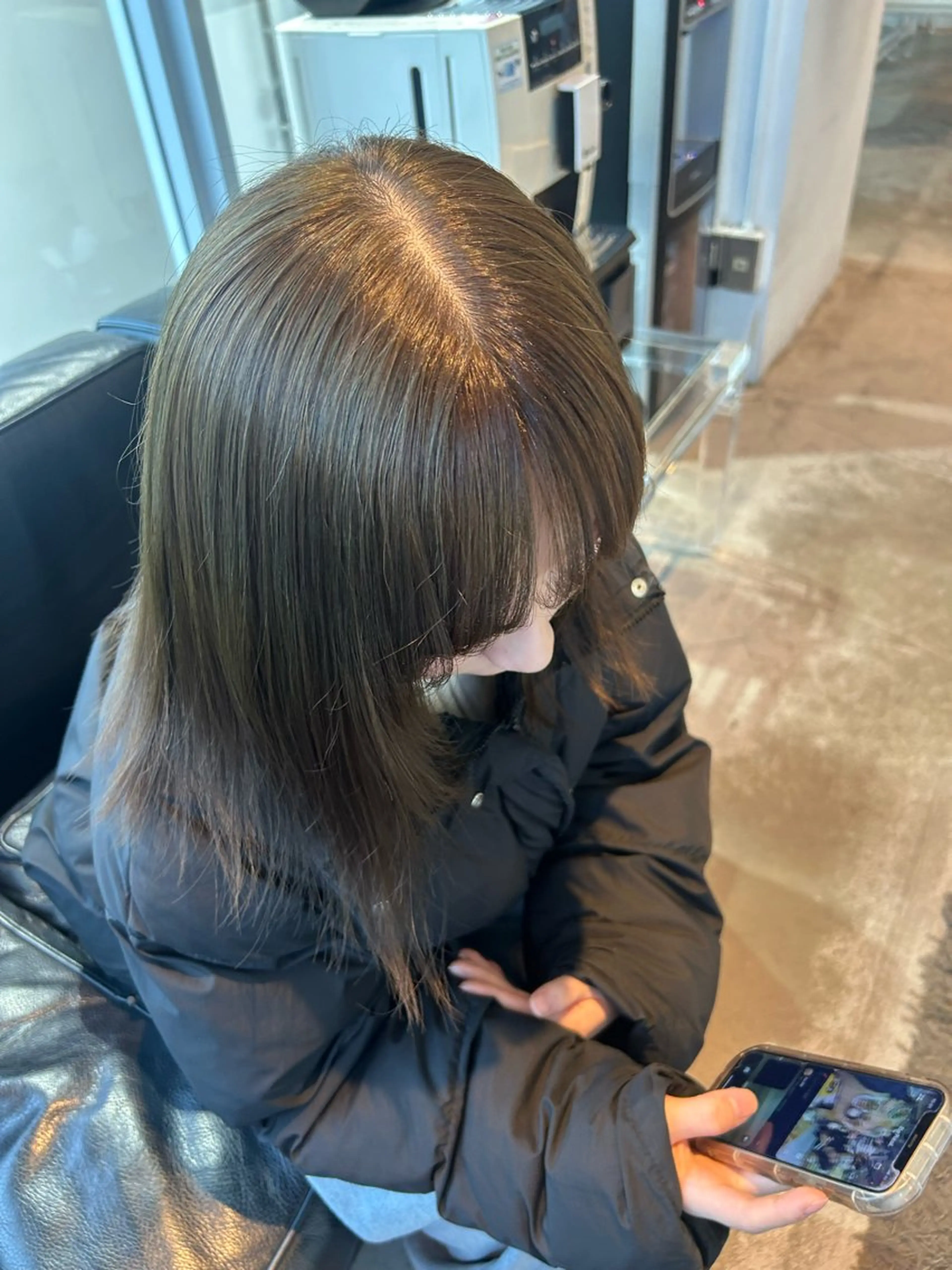 セミロング ヘアカラー 赤み・黄み消し/ 透明感/🍃そうたのヘアスタイル