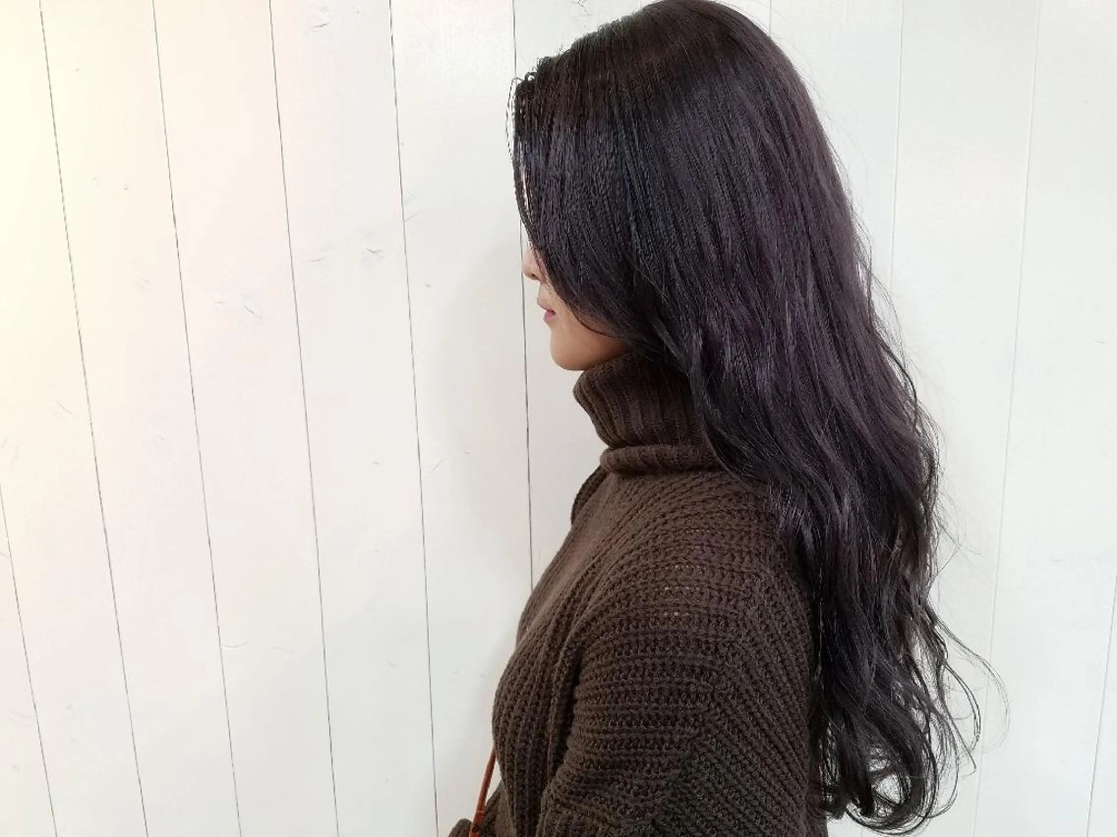 ロング カラー バイオレットカラー ウルフ、ボブ美容師 今井のヘアスタイル