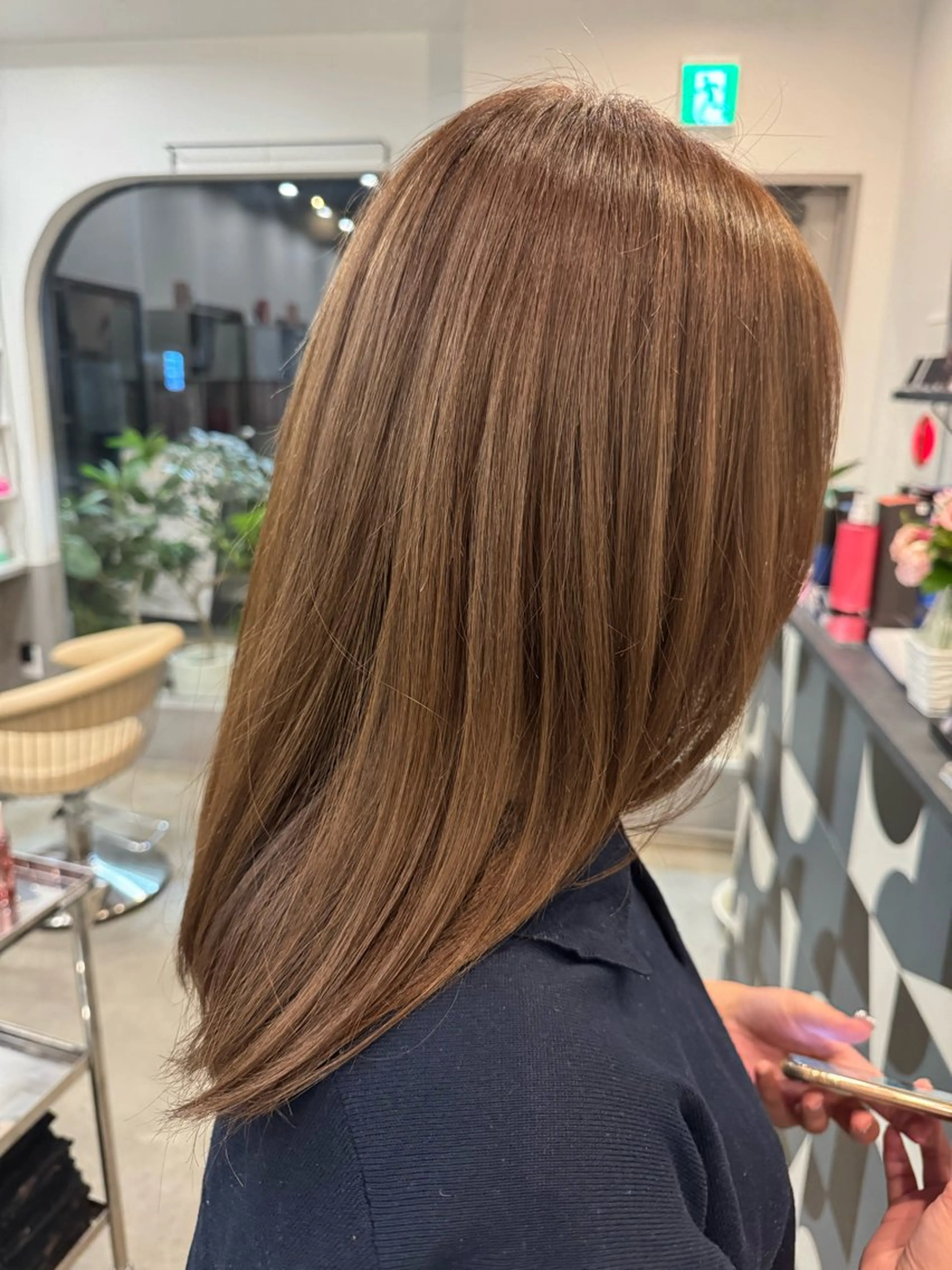 セミロング ヘアカラー トリートメント dog star 関 海斗のヘアスタイル
