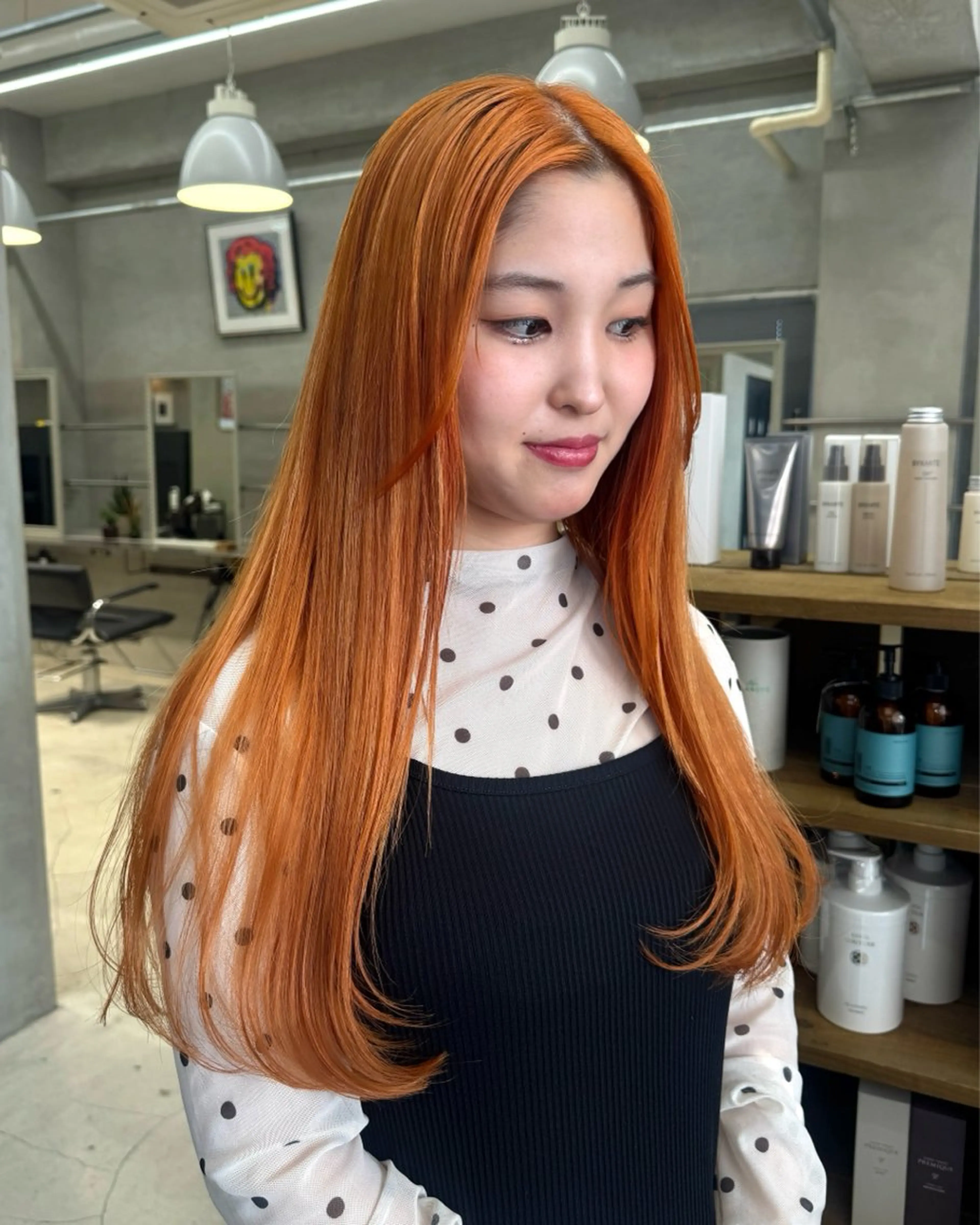 ロング ヘアカラー tetohair ANNAのヘアスタイル