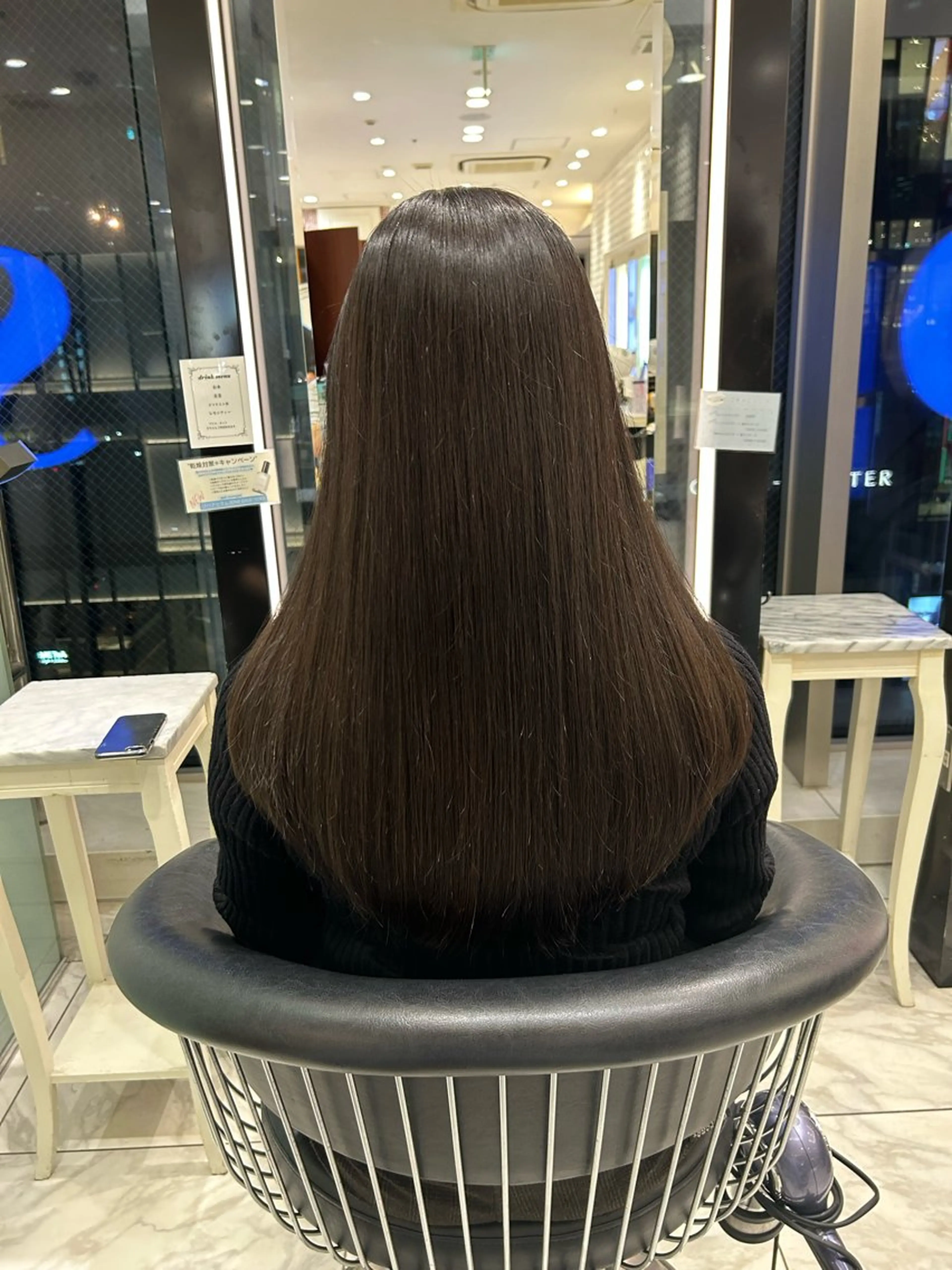 ロング カラー 垢抜けヘア 韓国ヘア銀座近下菜央のヘアスタイル