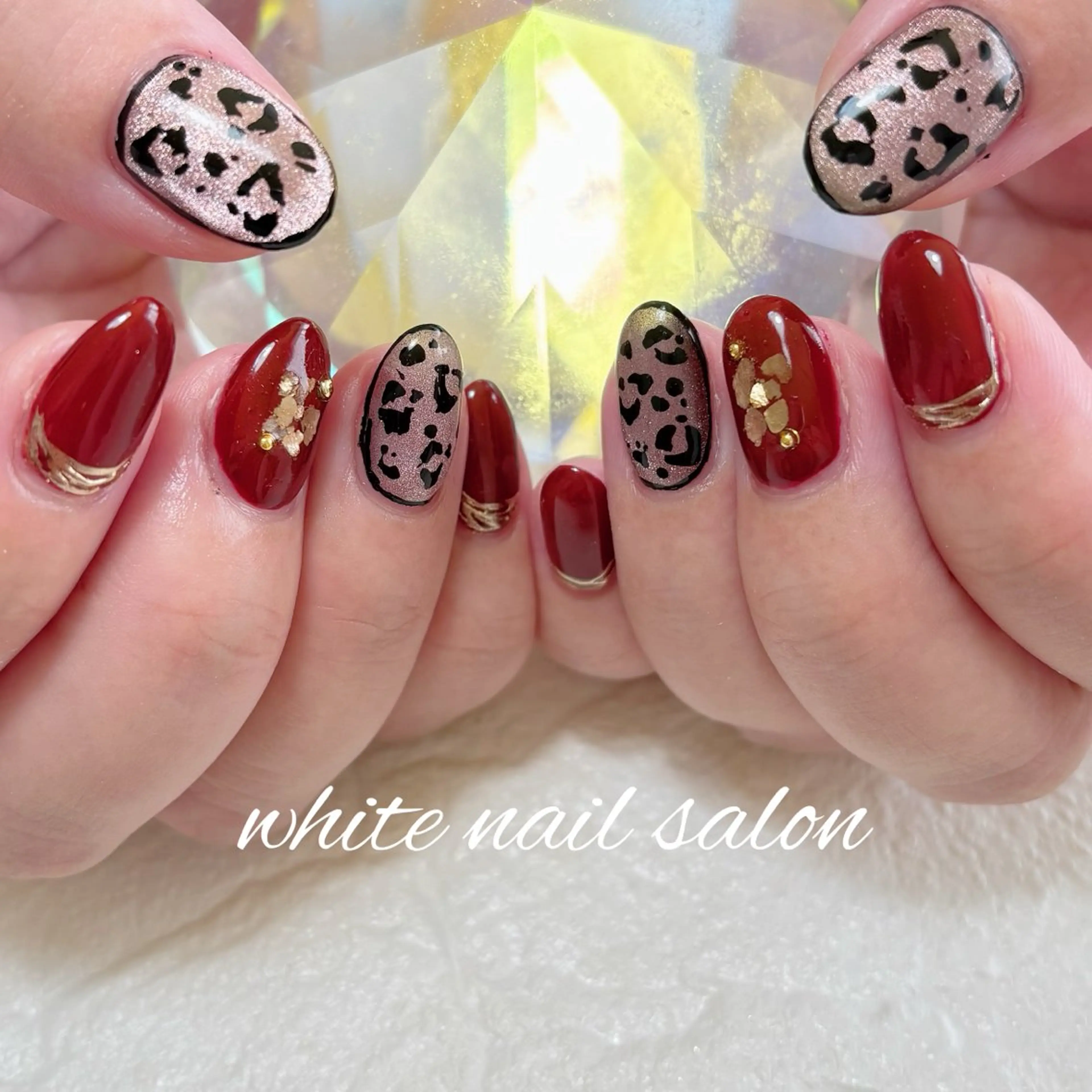 ネイル フットネイル ホワイト ハンドネイル white nail salonのネイルデザイン