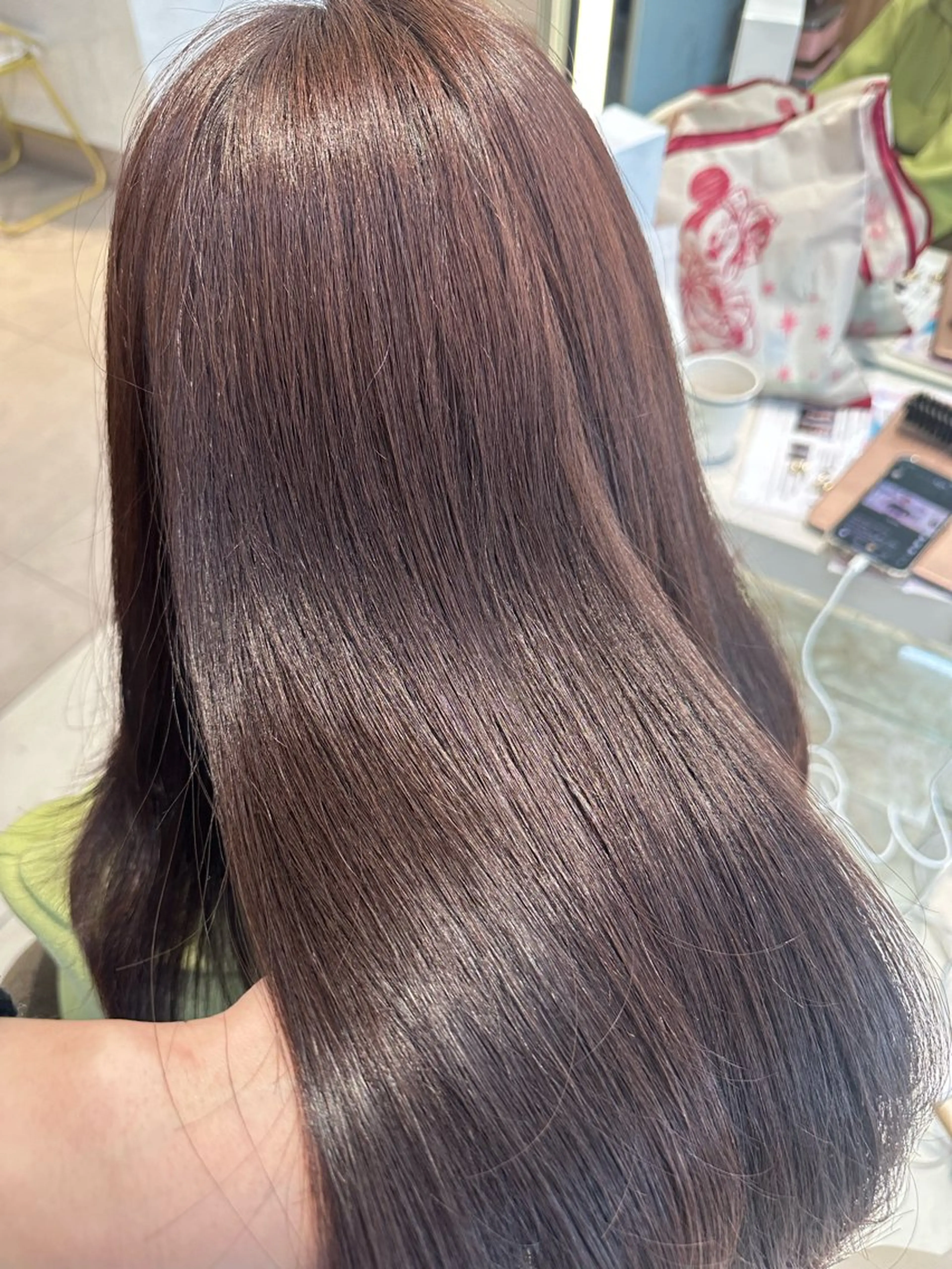 ロング oto🎀×美髪× シースルー前髪🤍のヘアスタイル