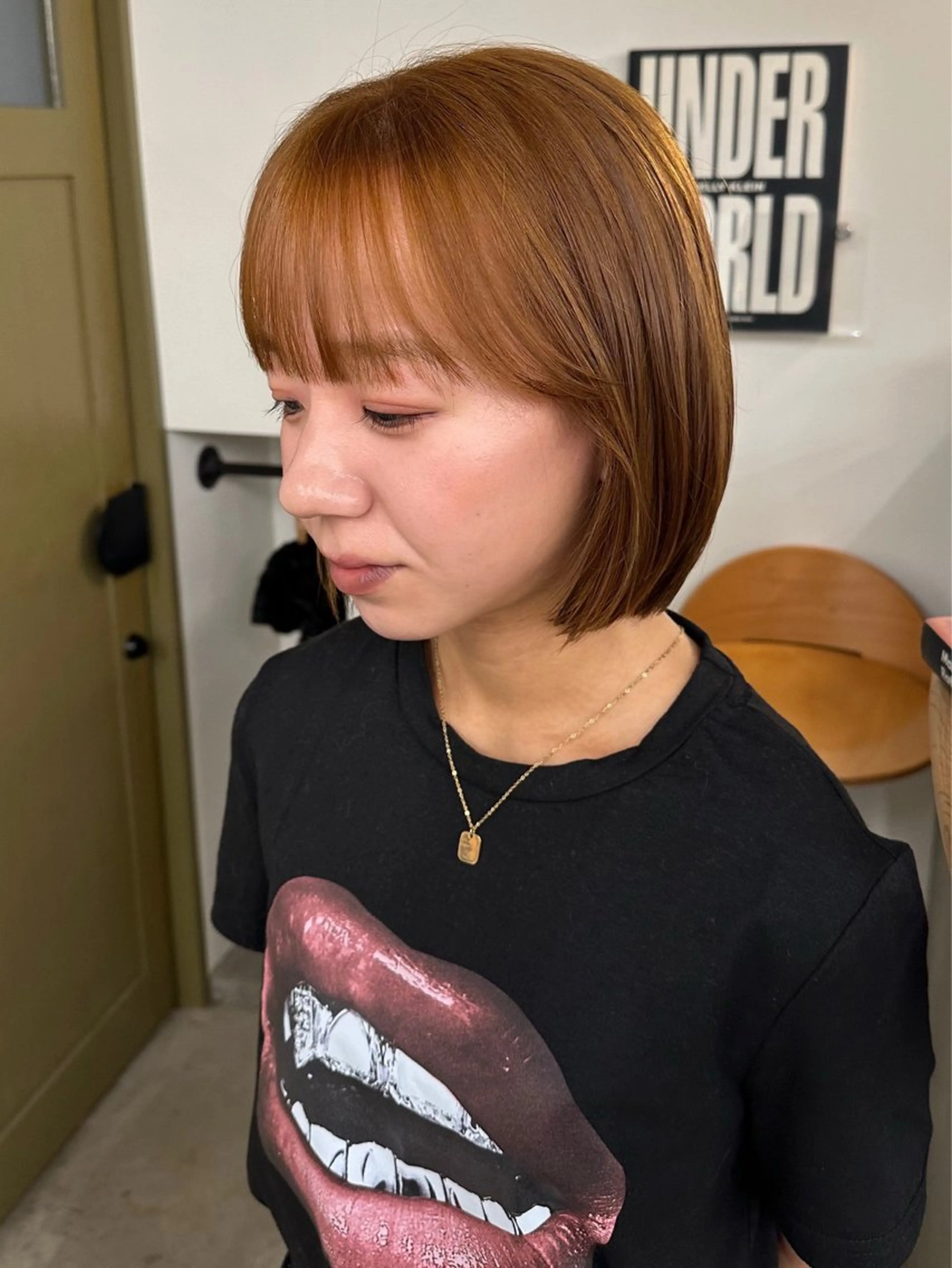 ショート カラー ヘアカラー tonari所属・透明感カラー/中崎町 fukaのヘアスタイル