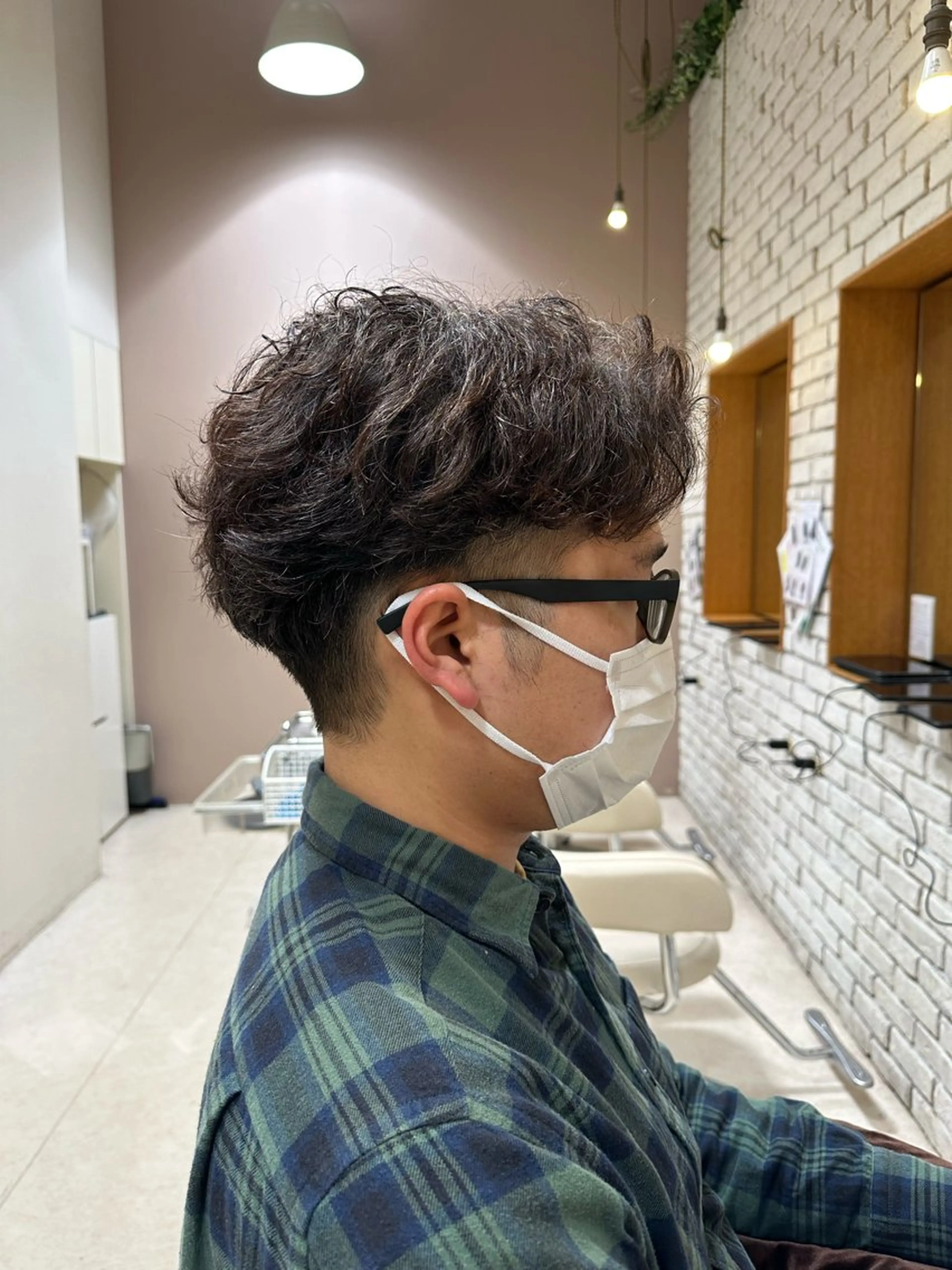 メンズ メンズパーマ 梅本 夢香のヘアスタイル