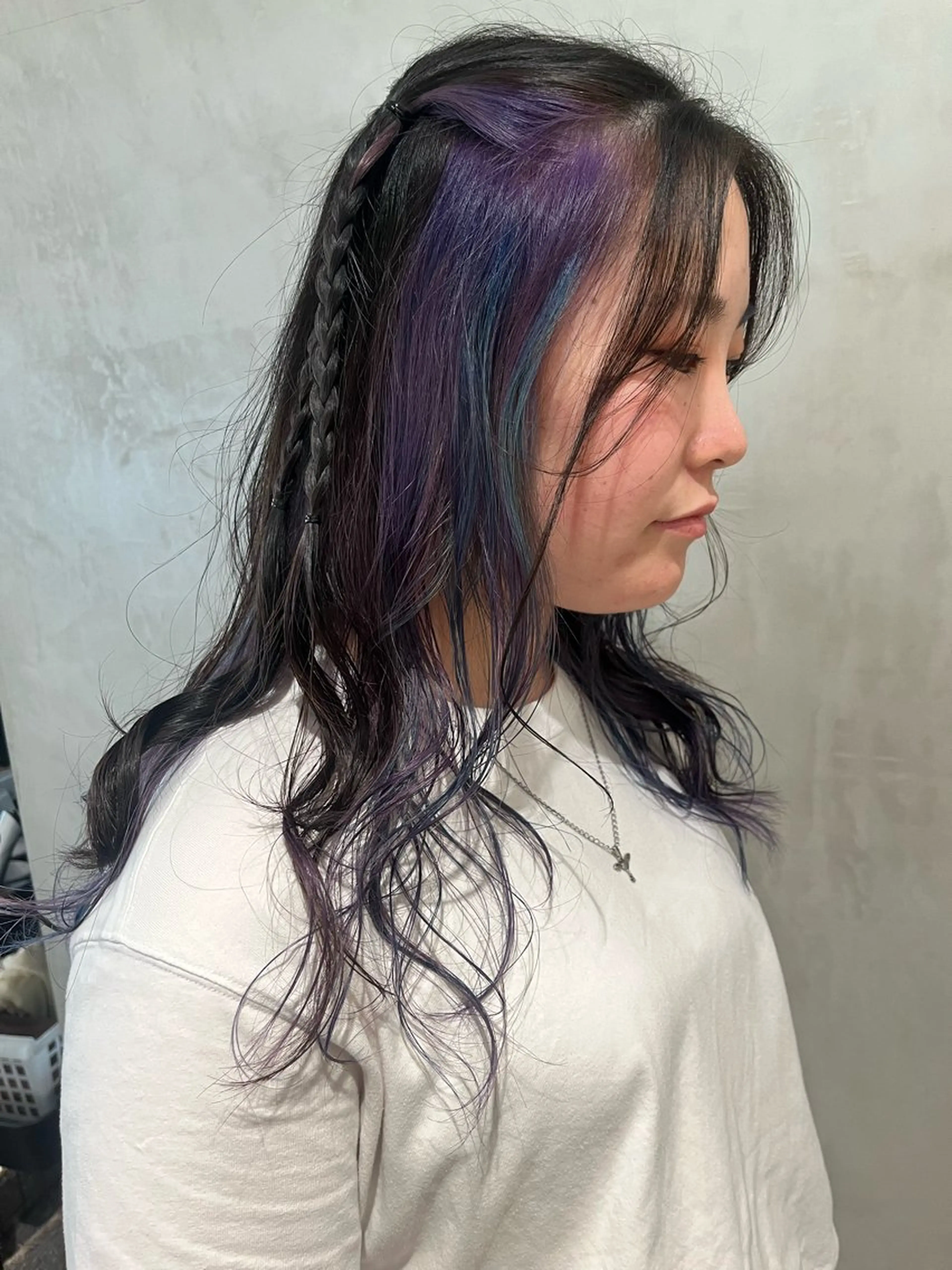 ロング カラー ヘアアレンジ ハイライトカラー インナーカラー ハイライト ヘアカラー トリートメント 暖色🍒姫カット🎀 オタク特化🎀ゆうなのヘアスタイル
