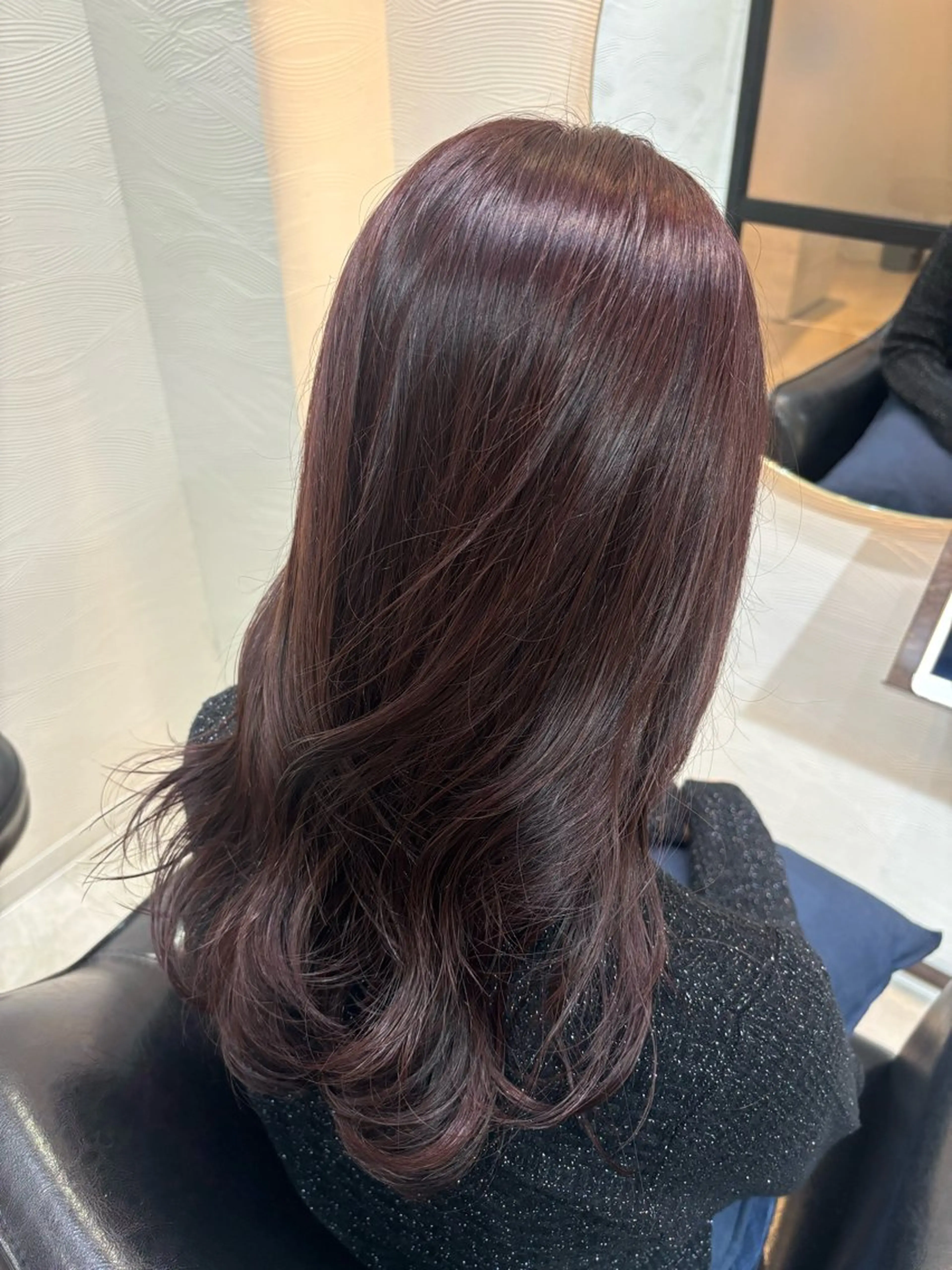 ミディアム カット ヘアカラー トリートメント 🍒透明感カラー NO.1/ララ🍒のヘアスタイル