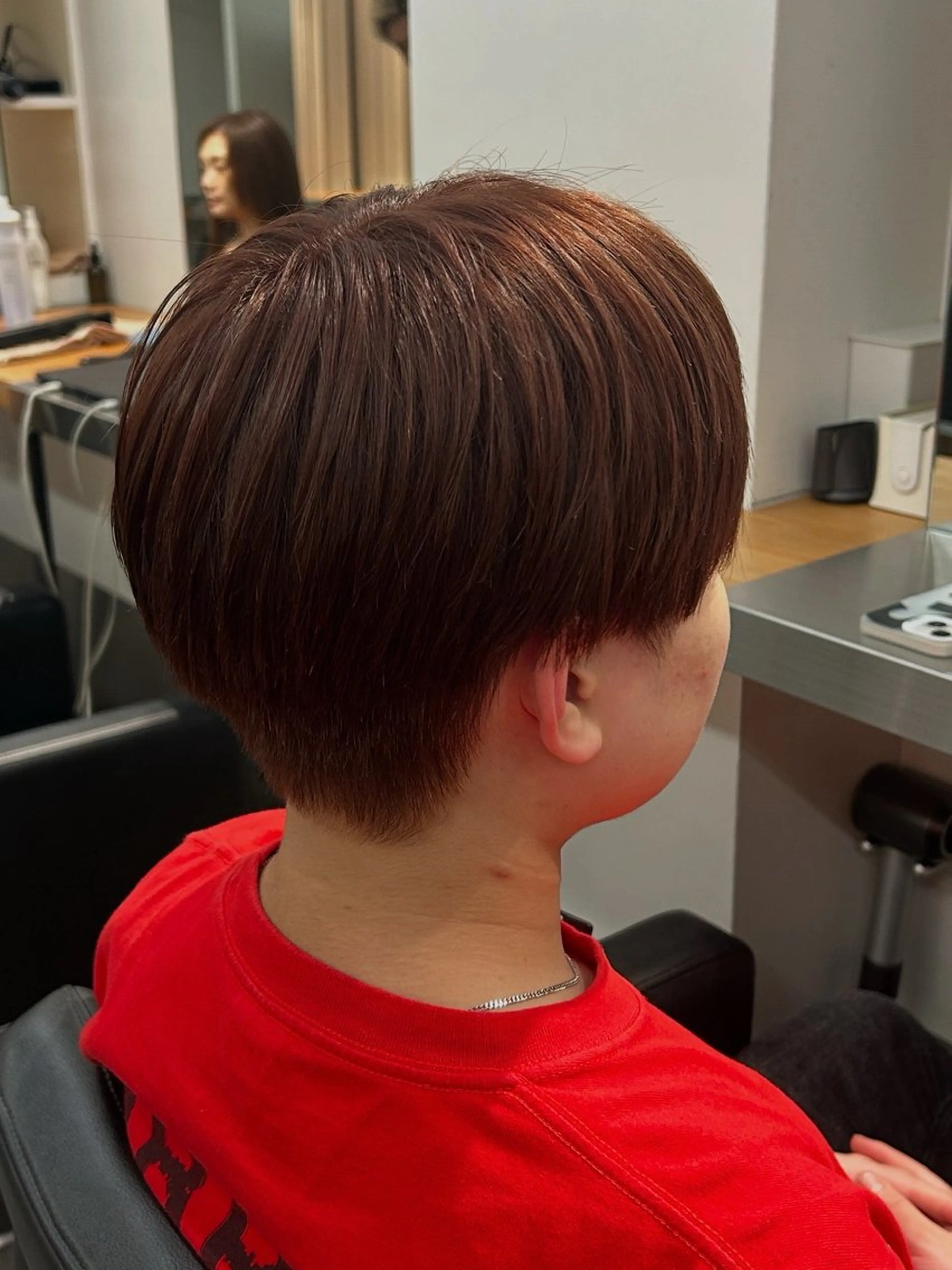 カラー メンズ 中島 主貴のヘアスタイル