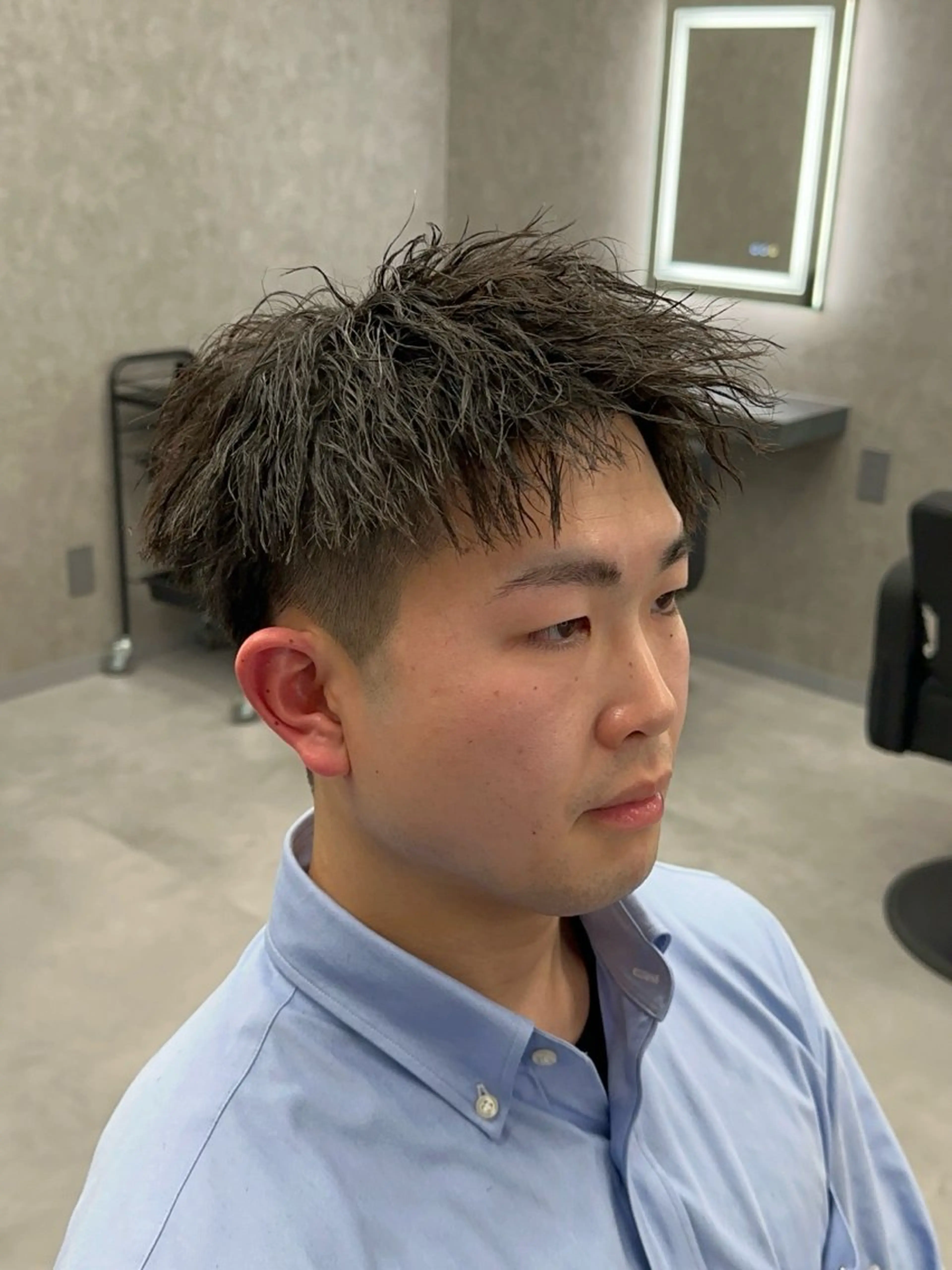 カラー パーマ メンズ メンズパーマ メンズツイストパーマ ツイストパーマ カット パーマ 札幌メンズヘア指名 No.1光👑👑のヘアスタイル