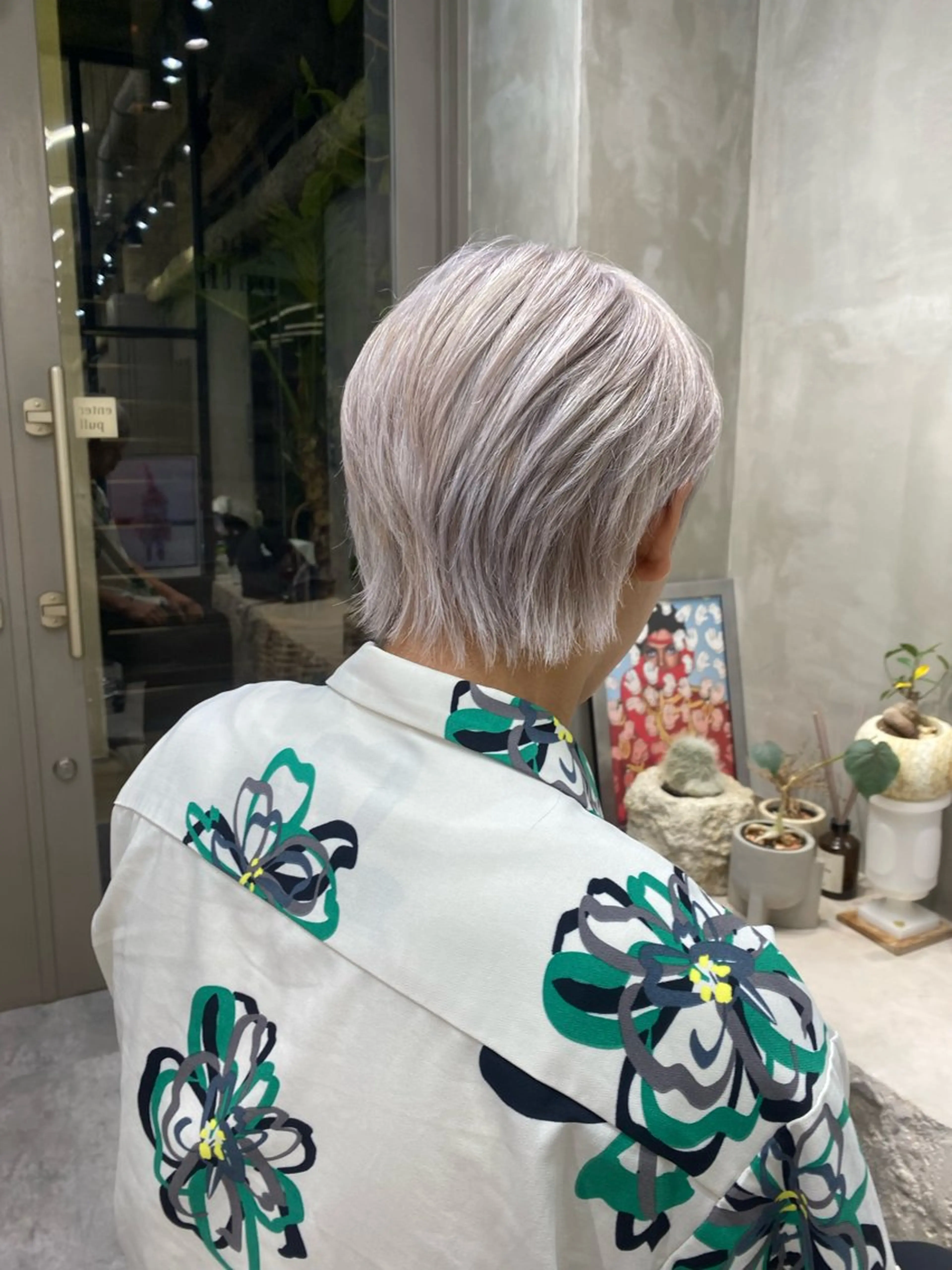 カラー メンズ メンズハイトーン ハイトーンカラー 🍈yurina パーマ🍈のヘアスタイル