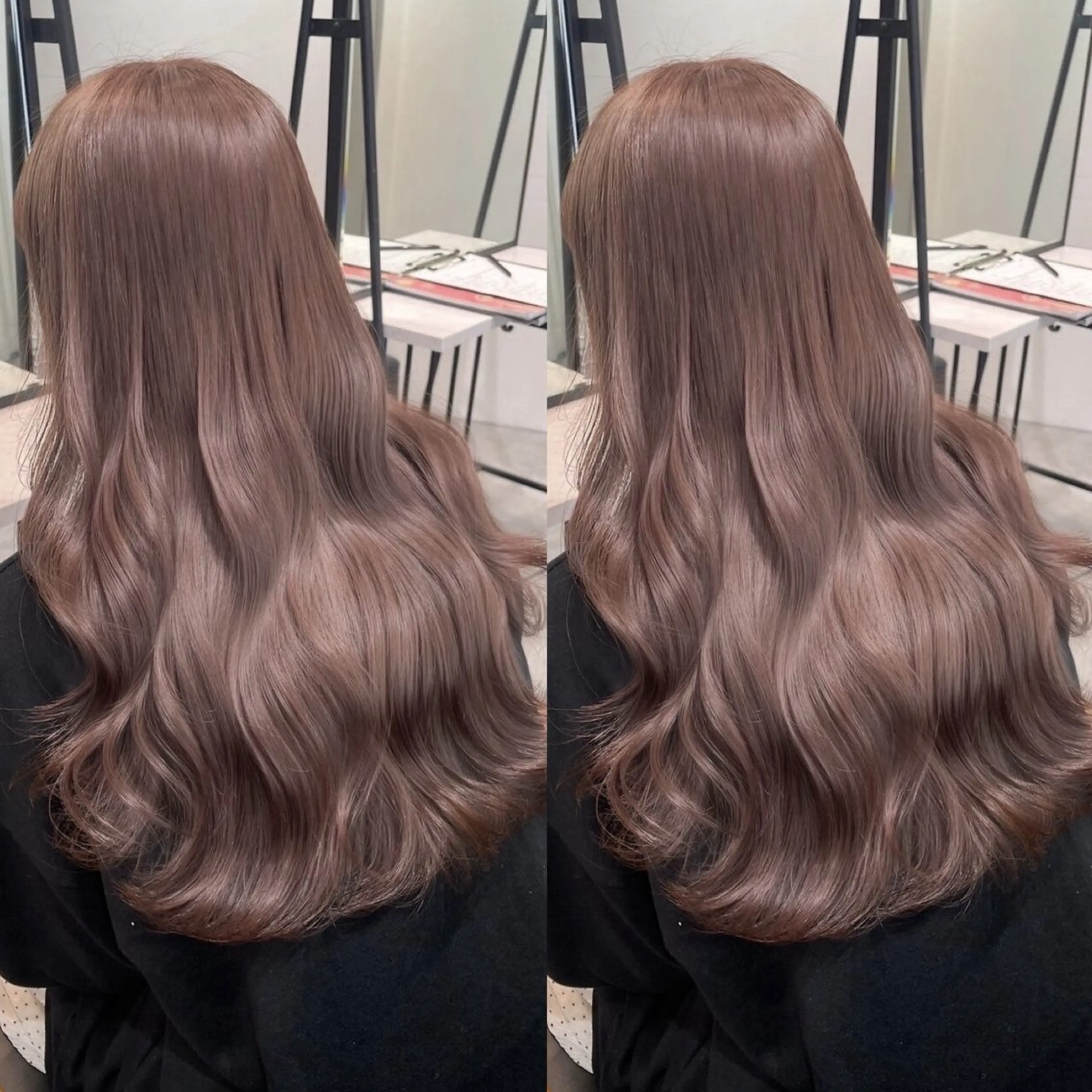 ロング カラー ブラウンカラー ヘアカラー トリートメント 透明感カラー/まつ毛 パーマ/のの🍒のヘアスタイル