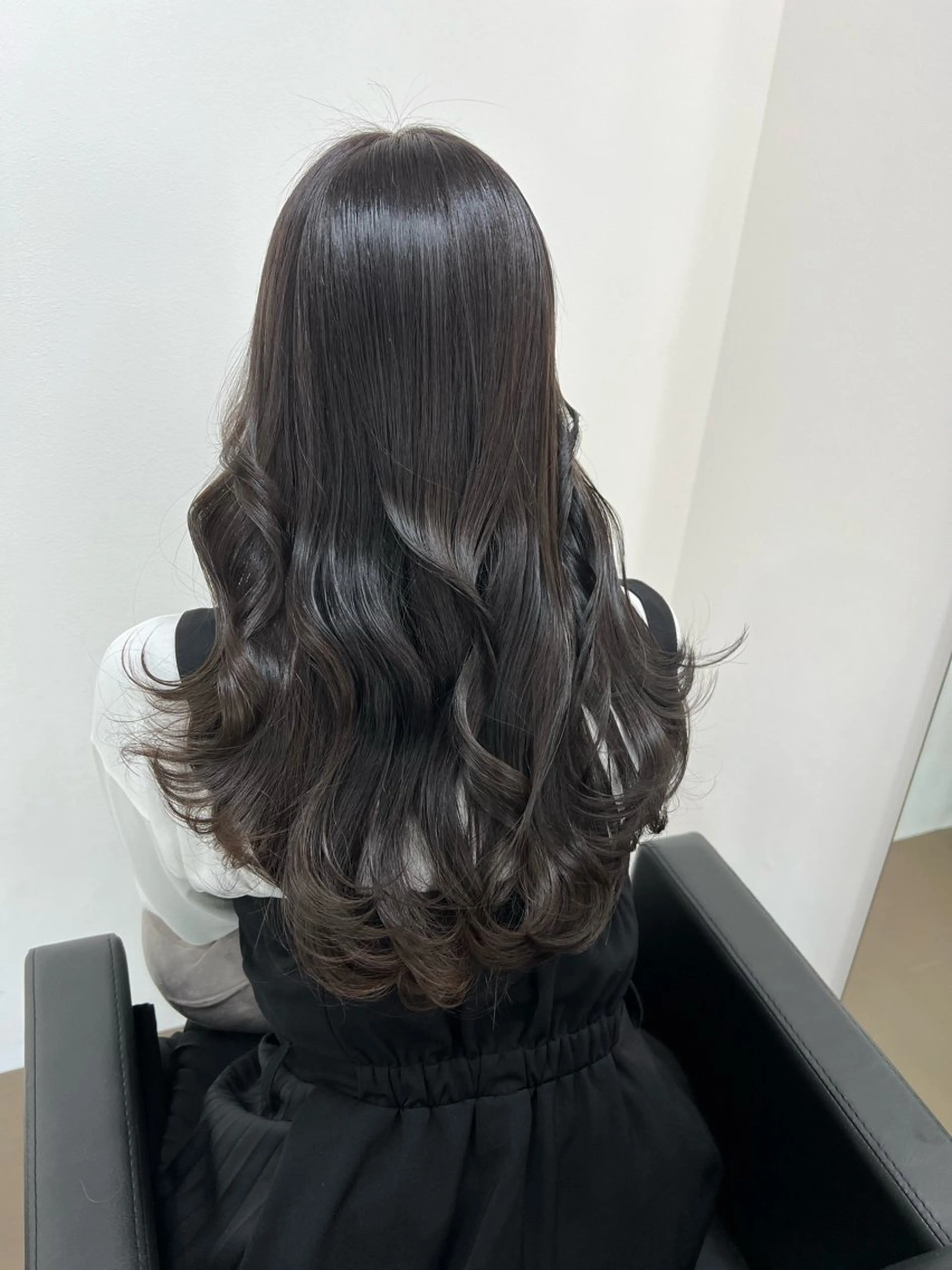ロング 川元 春奈のヘアスタイル